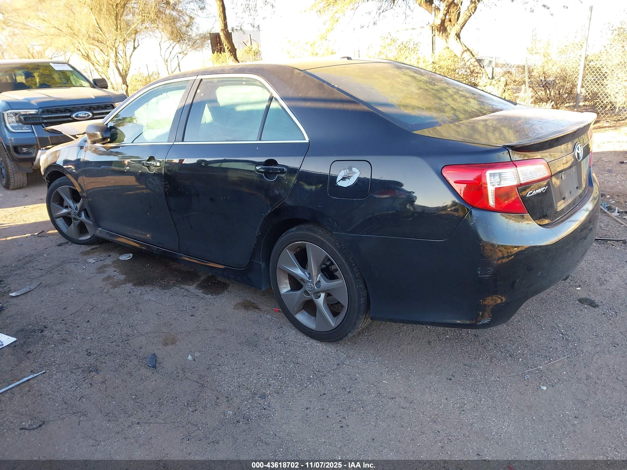 2012 Toyota Camry Se Limited Edition Black vin: 4T1BF1FK3CU161425