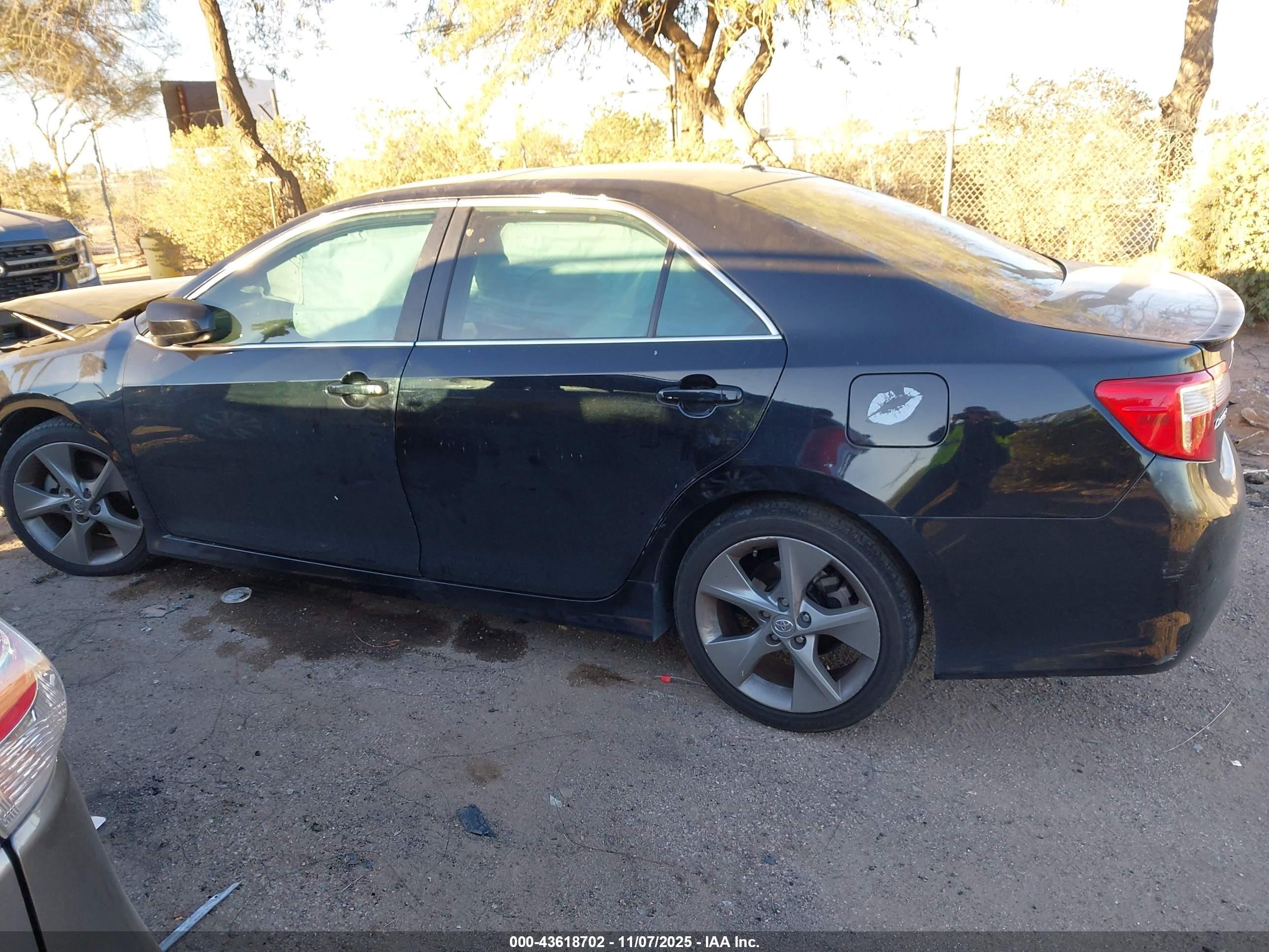 2012 Toyota Camry Se Limited Edition Black vin: 4T1BF1FK3CU161425
