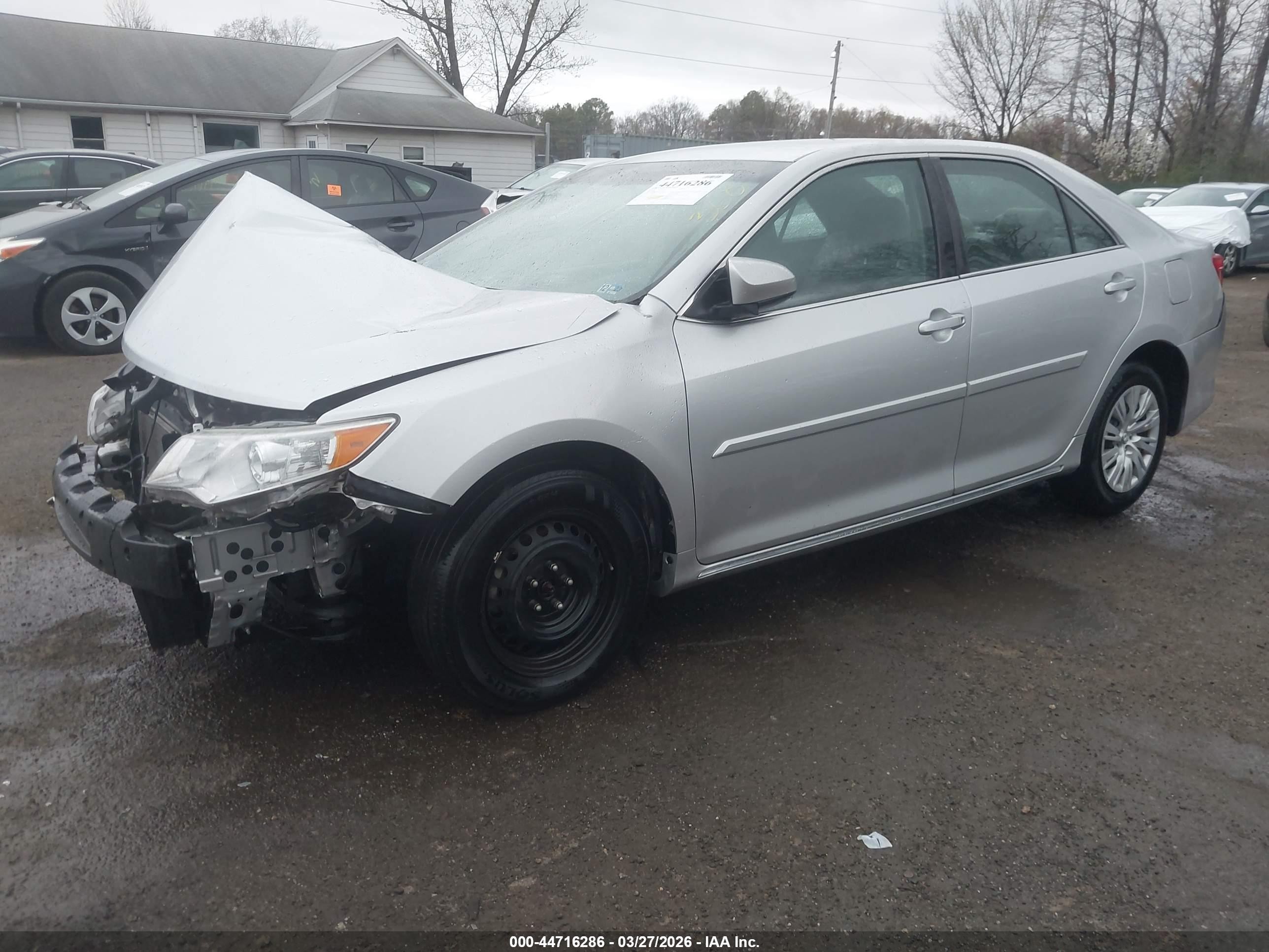 2012 Toyota Camry Le Silver vin: 4T1BF1FK3CU161618