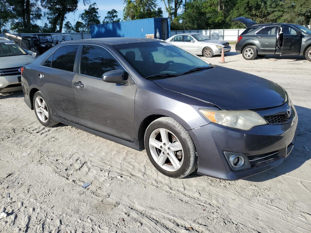 2012 Toyota Camry Se Gray vin: 4T1BF1FK3CU165068 Damage: Right Front Door, Previous Repair, Substandard Repair
