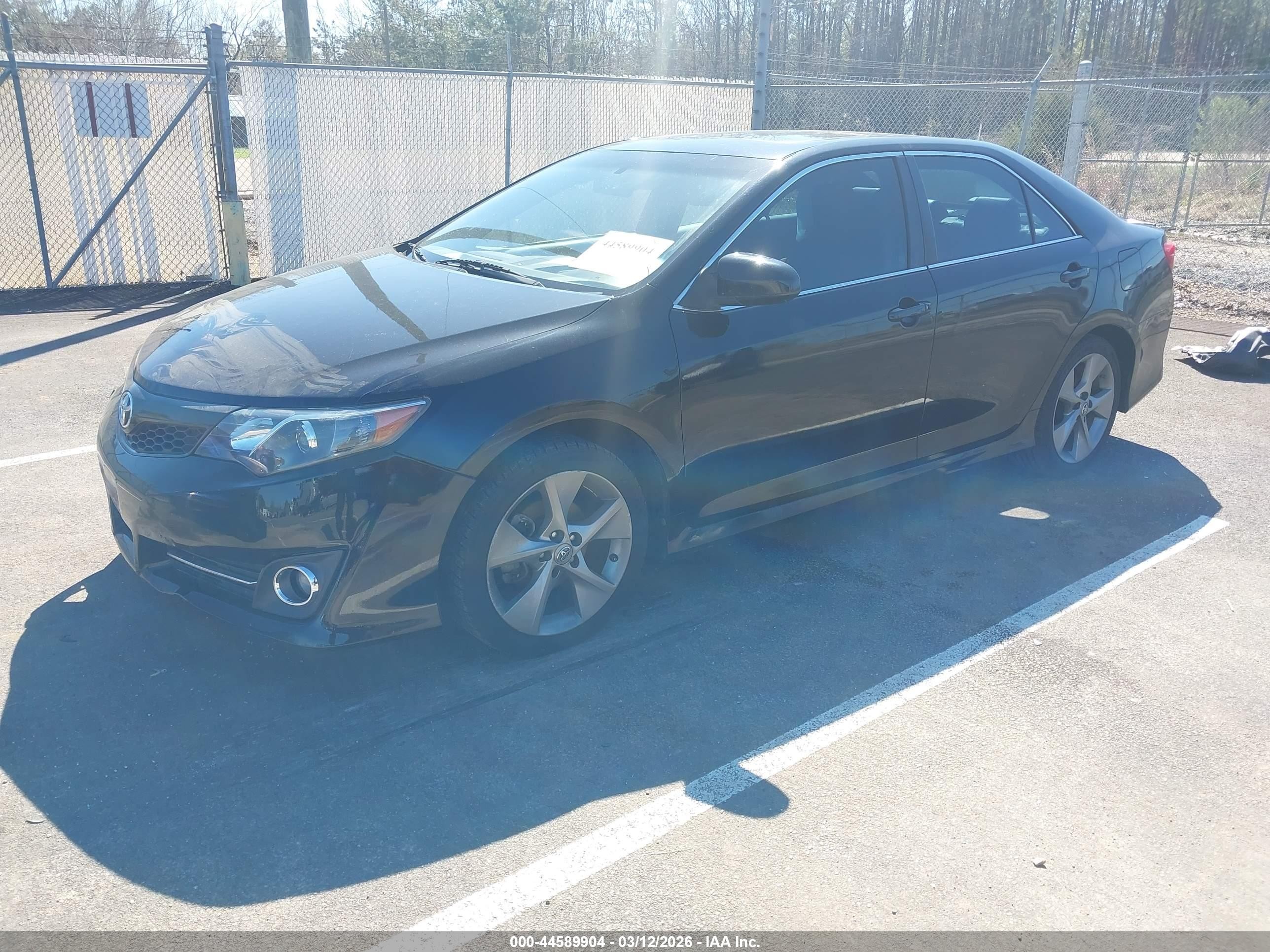 2012 Toyota Camry Se Limited Edition Black vin: 4T1BF1FK3CU166401