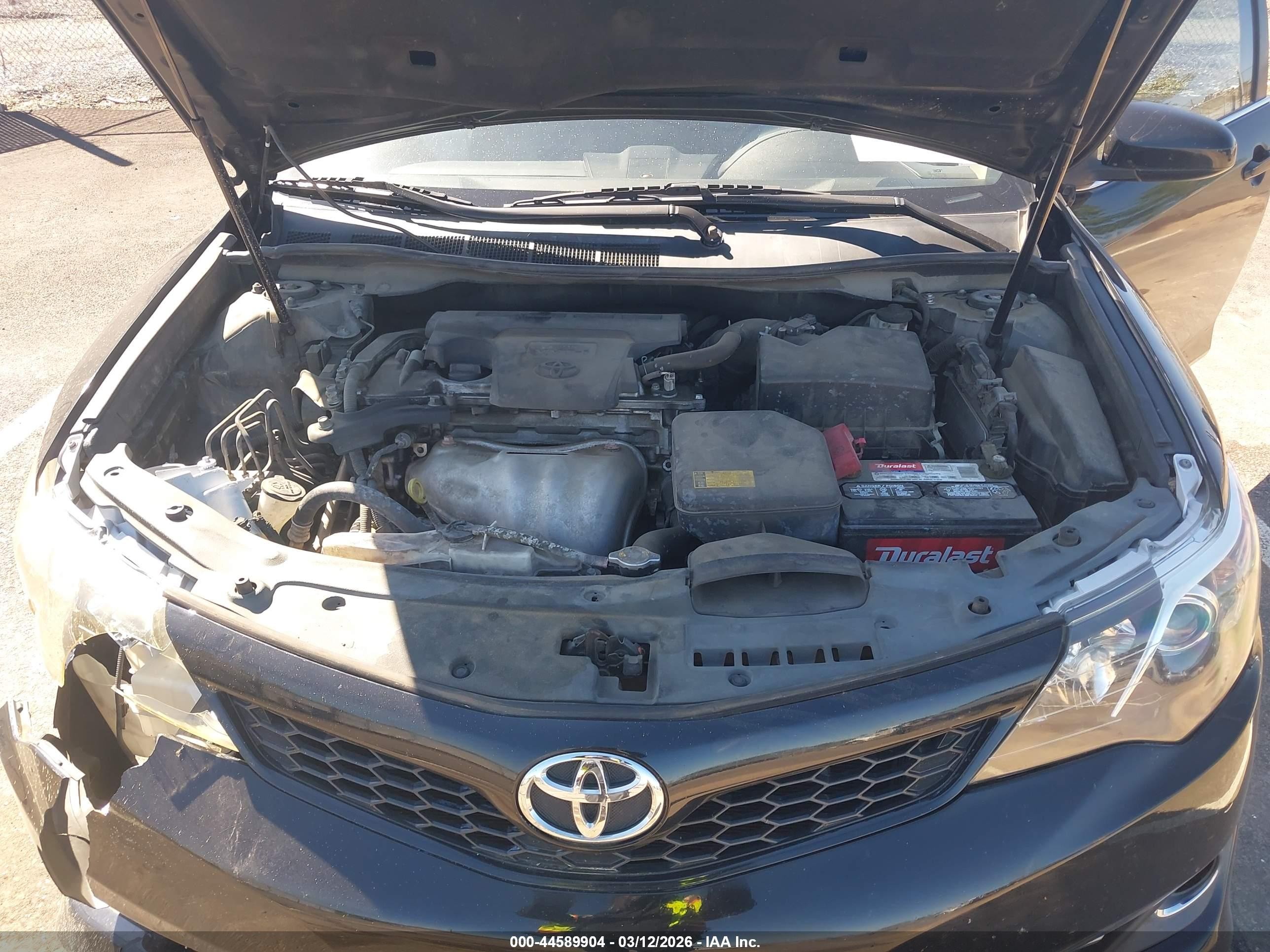 2012 Toyota Camry Se Limited Edition Black vin: 4T1BF1FK3CU166401