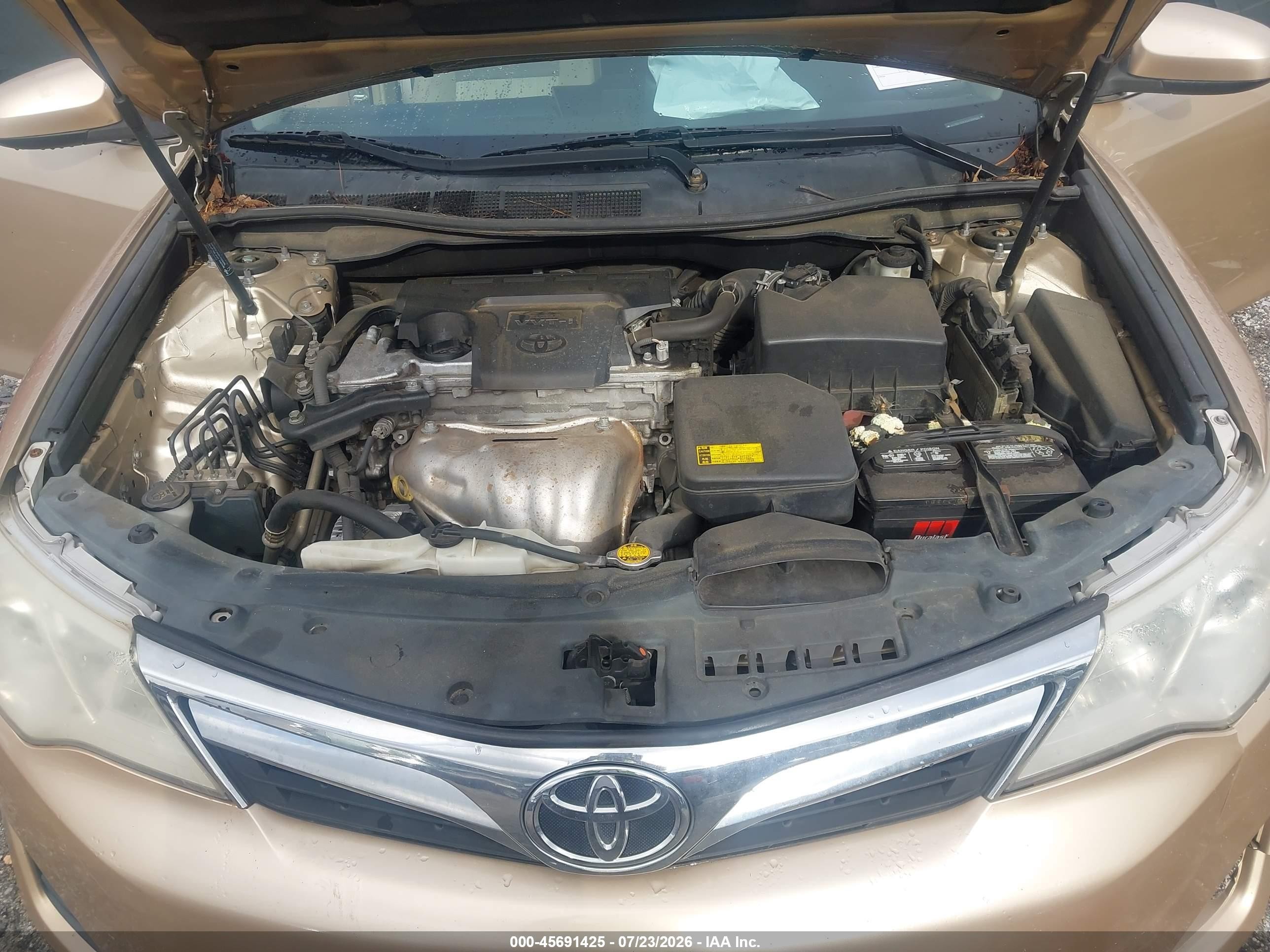 2012 Toyota Camry Le Tan vin: 4T1BF1FK3CU168830