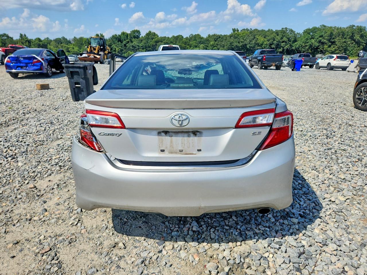 2012 Toyota Camry Se Silver vin: 4T1BF1FK3CU172098