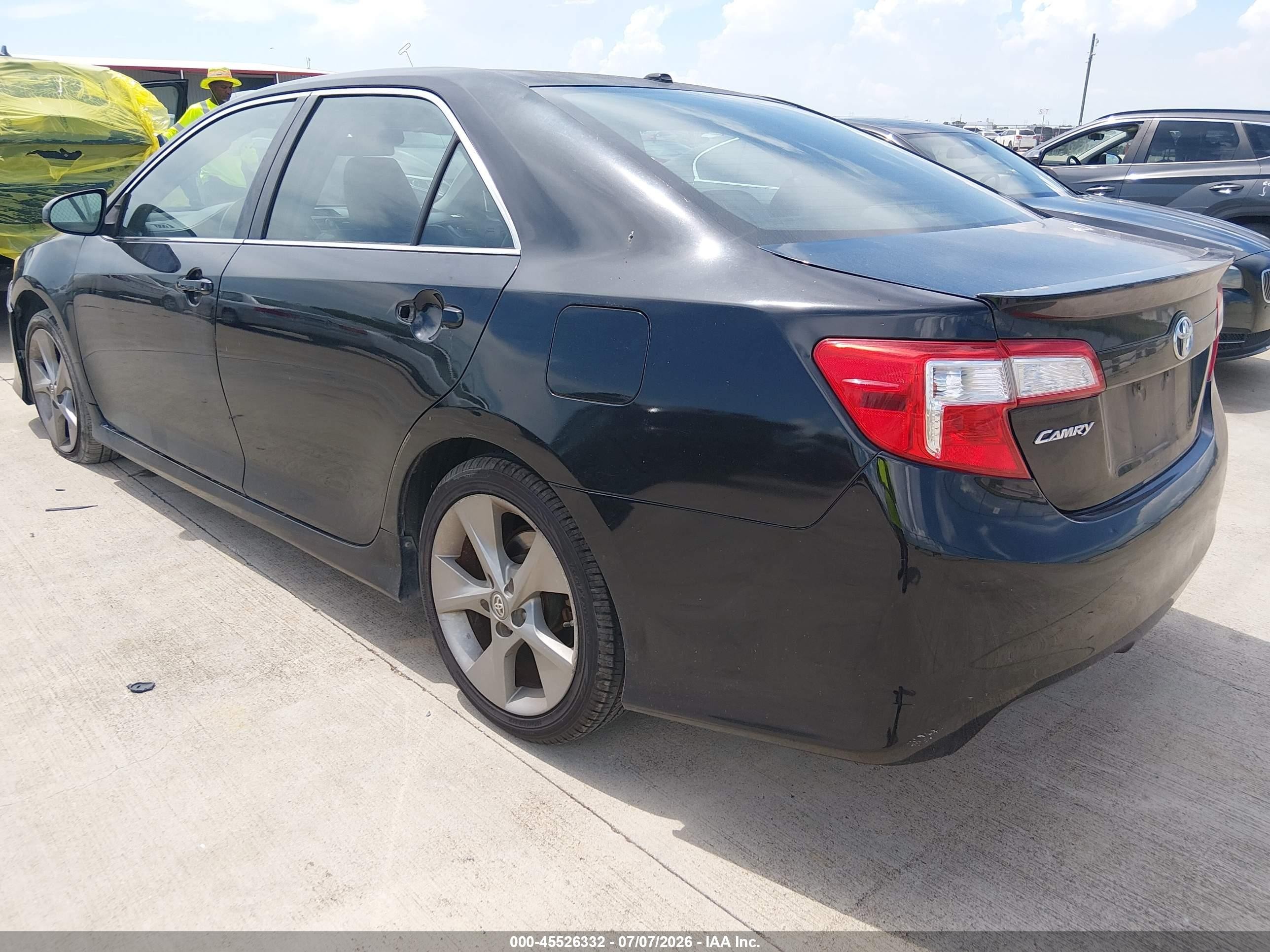 2012 Toyota Camry Se Limited Edition Черный vin: 4T1BF1FK3CU180346
