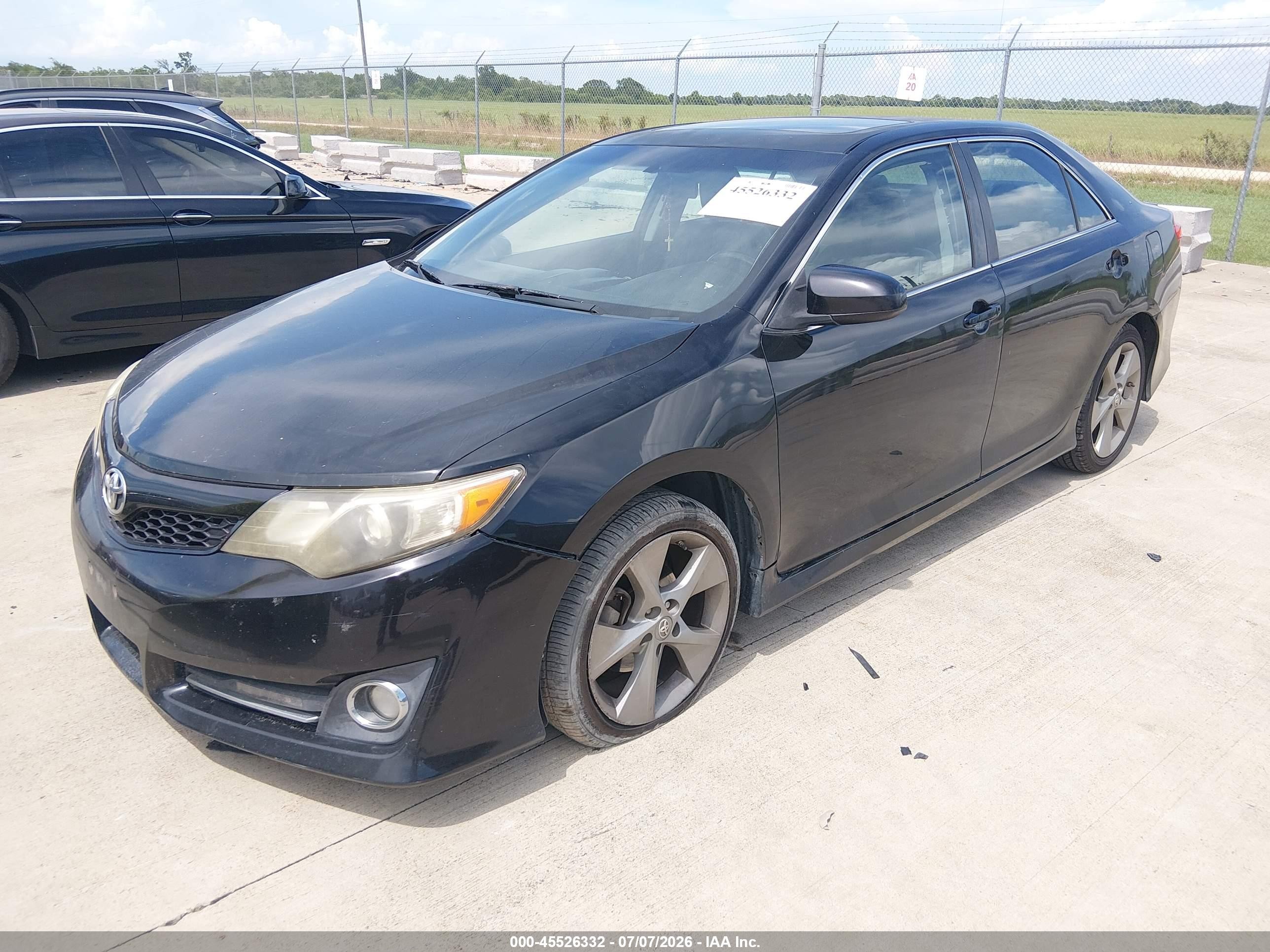 2012 Toyota Camry Se Limited Edition Черный vin: 4T1BF1FK3CU180346