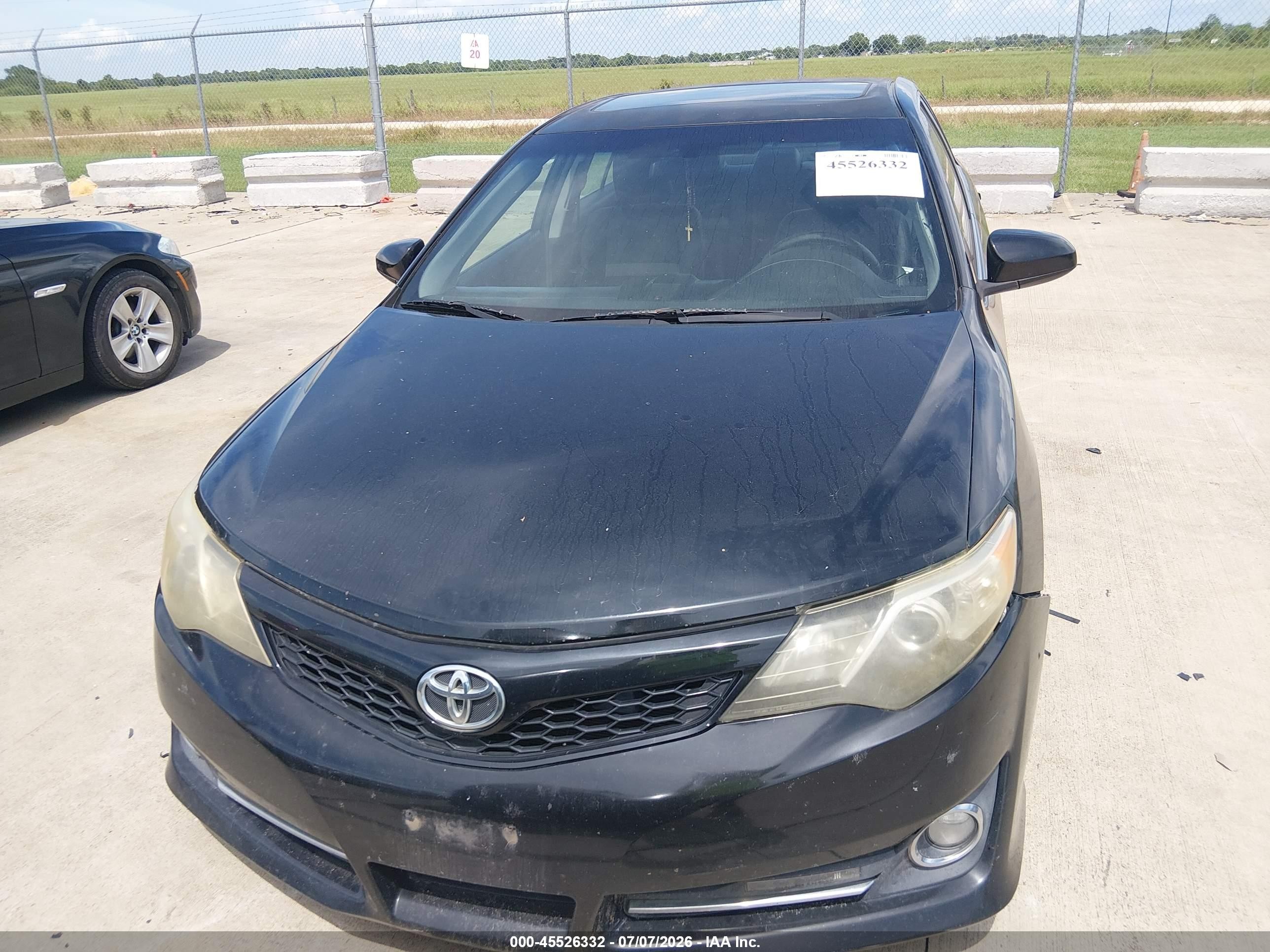 2012 Toyota Camry Se Limited Edition Черный vin: 4T1BF1FK3CU180346