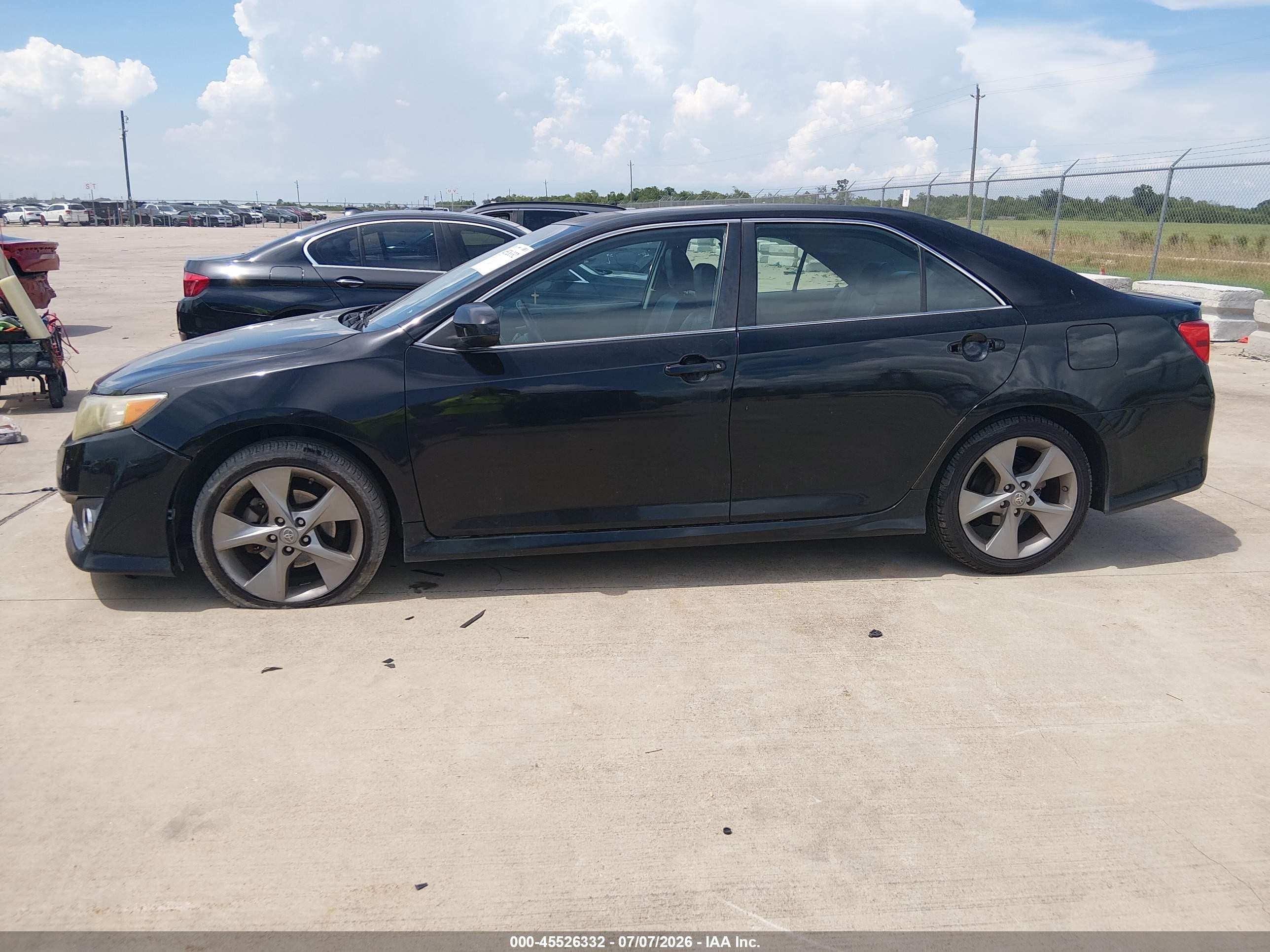 2012 Toyota Camry Se Limited Edition Черный vin: 4T1BF1FK3CU180346