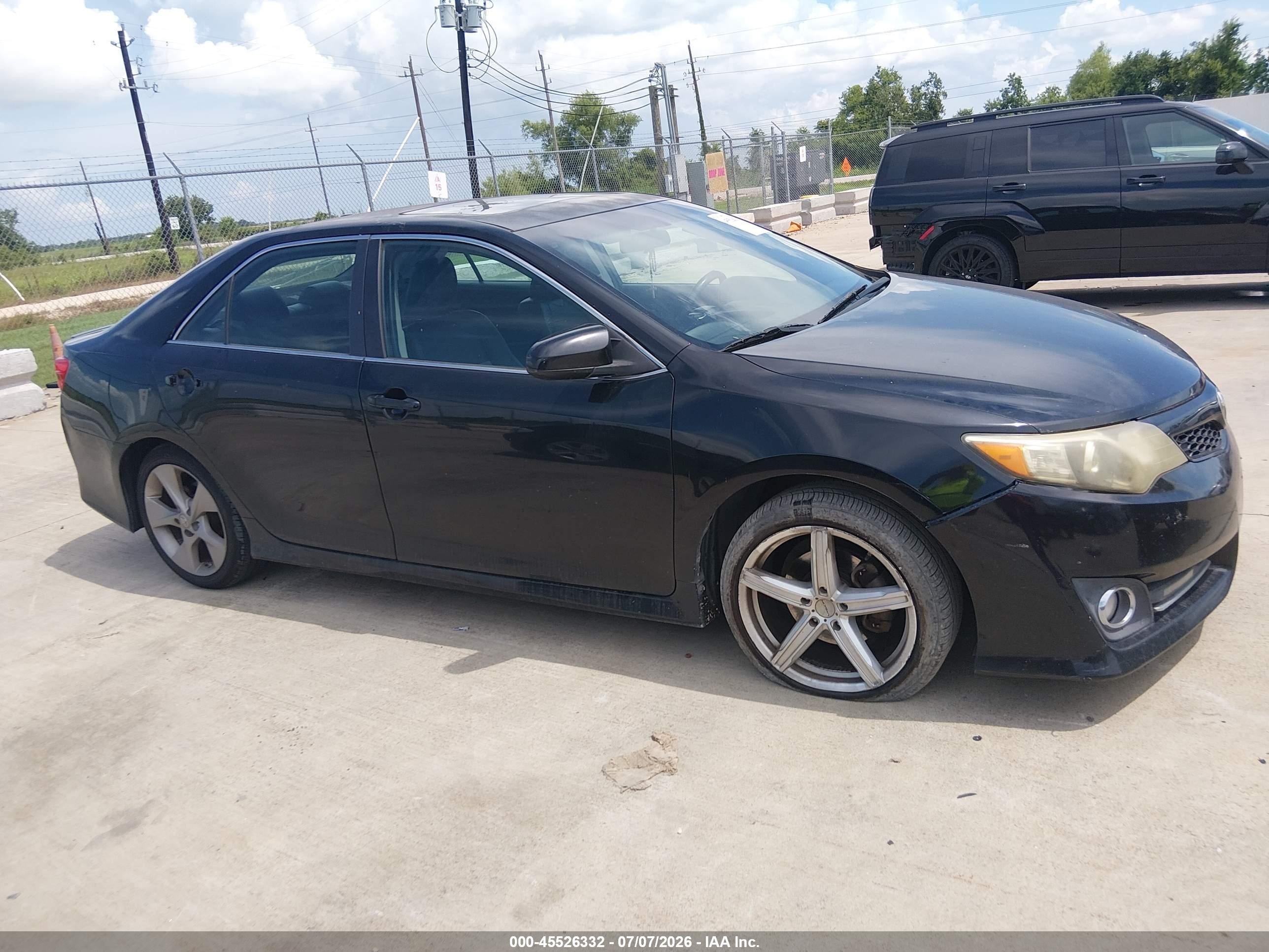 2012 Toyota Camry Se Limited Edition Черный vin: 4T1BF1FK3CU180346