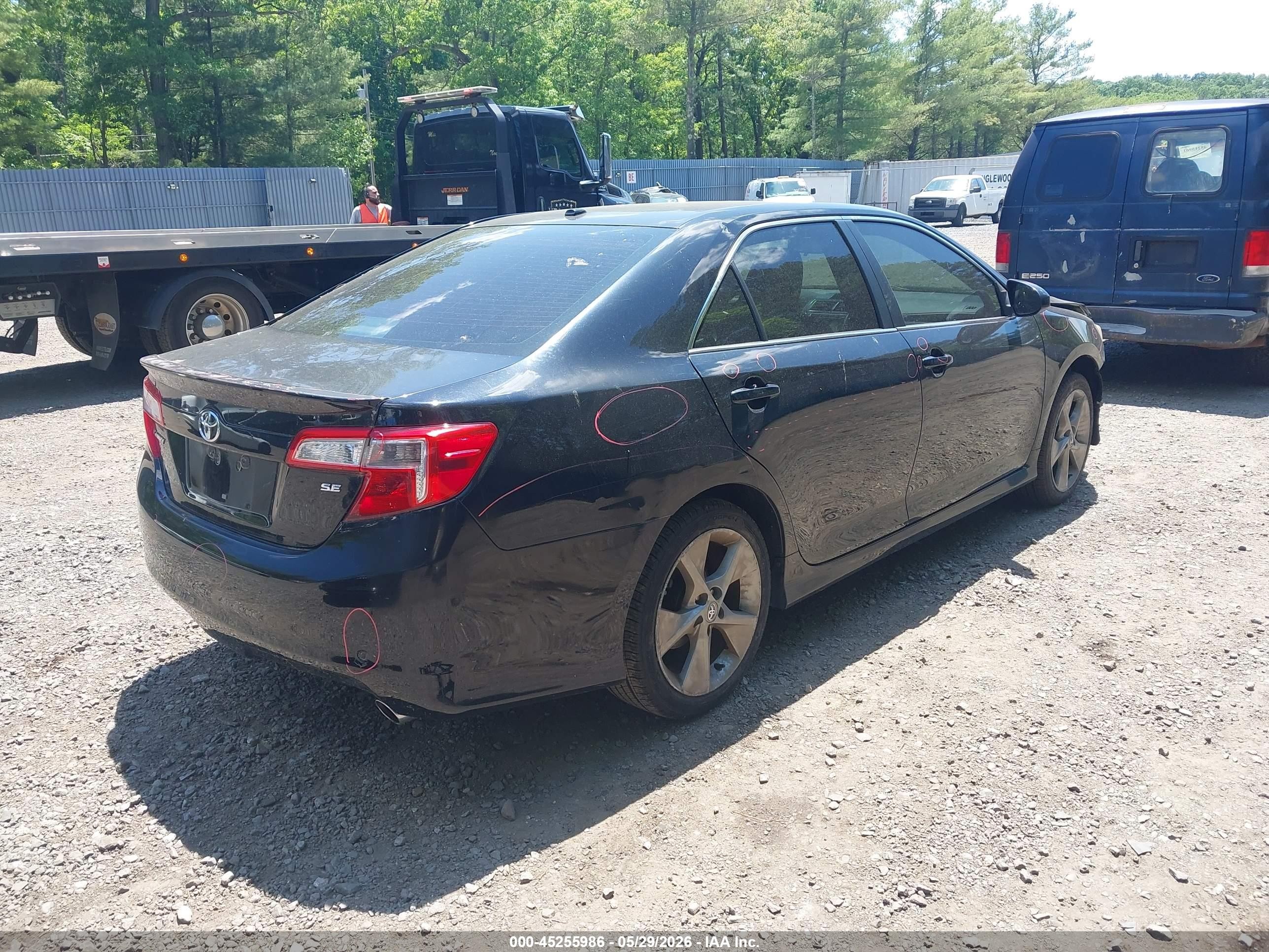 2012 Toyota Camry Se Limited Edition Black vin: 4T1BF1FK3CU182839
