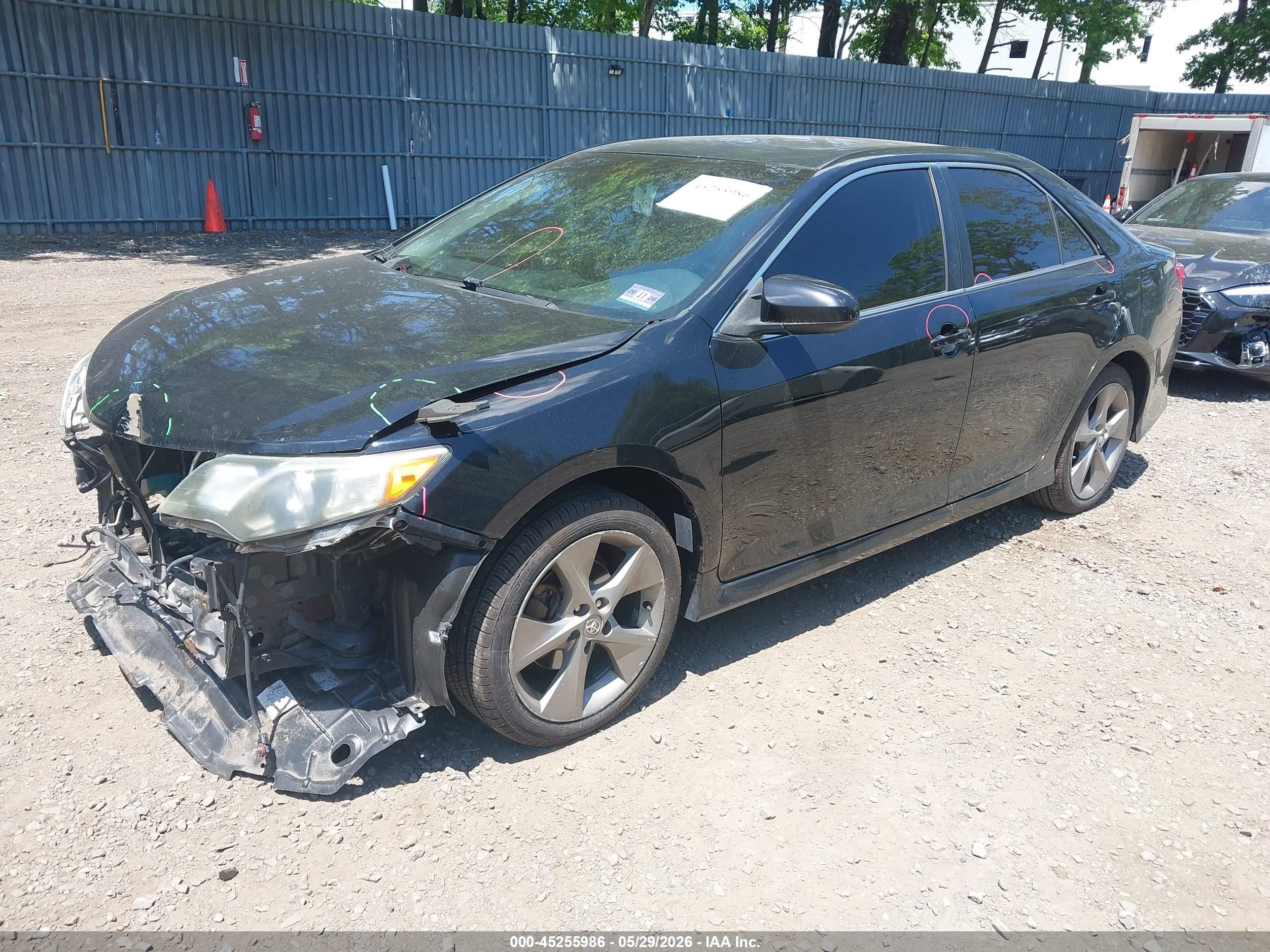2012 Toyota Camry Se Limited Edition Black vin: 4T1BF1FK3CU182839