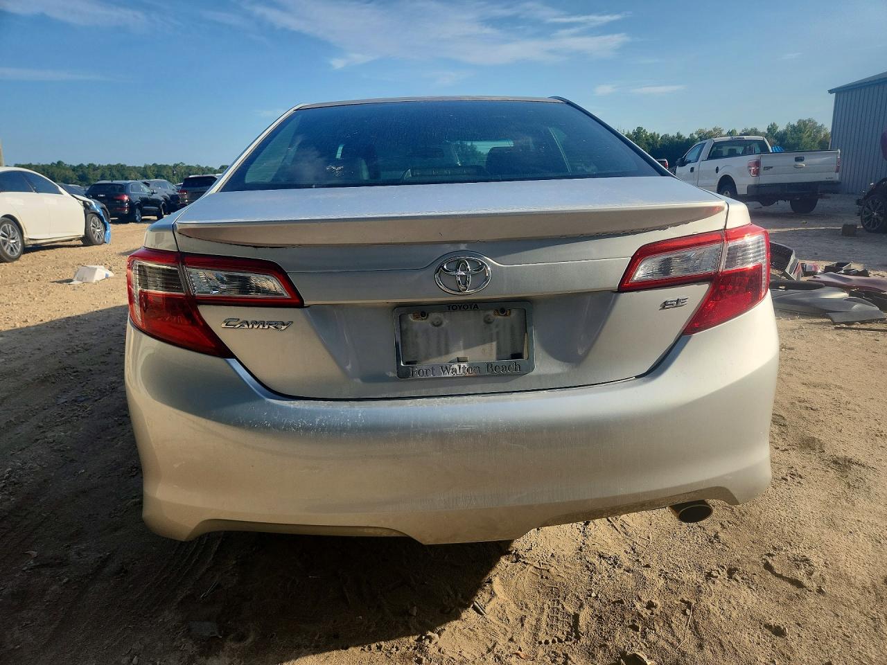 2012 Toyota Camry Se Silver vin: 4T1BF1FK3CU190794