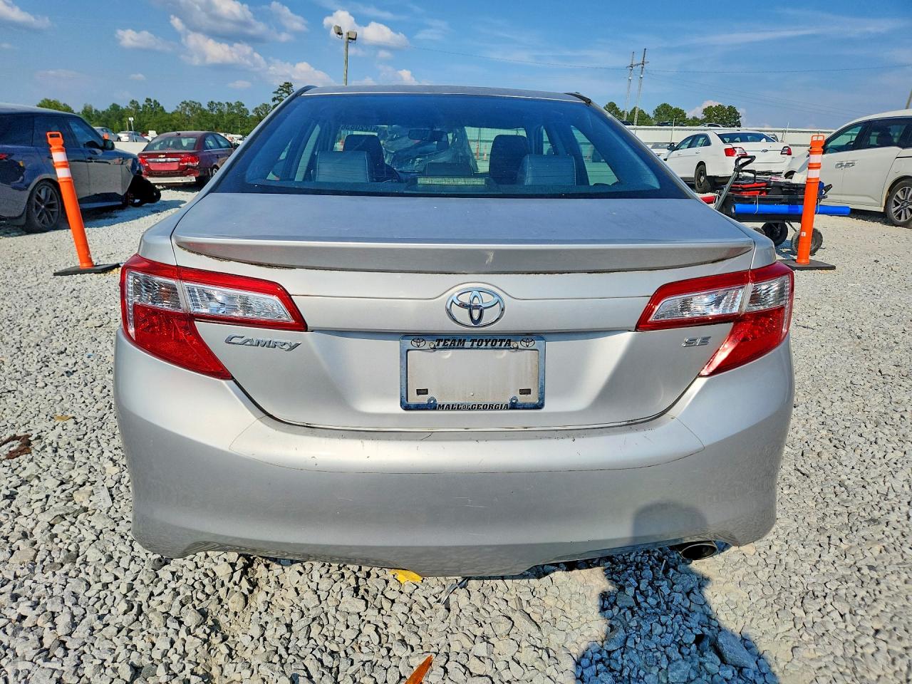 2012 Toyota Camry Se Silver vin: 4T1BF1FK3CU197938
