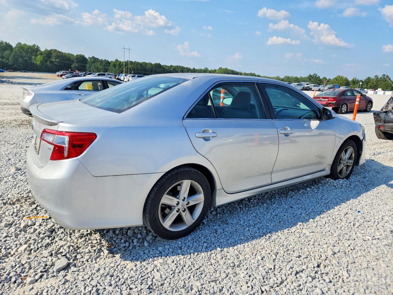2012 Toyota Camry Se Silver vin: 4T1BF1FK3CU197938