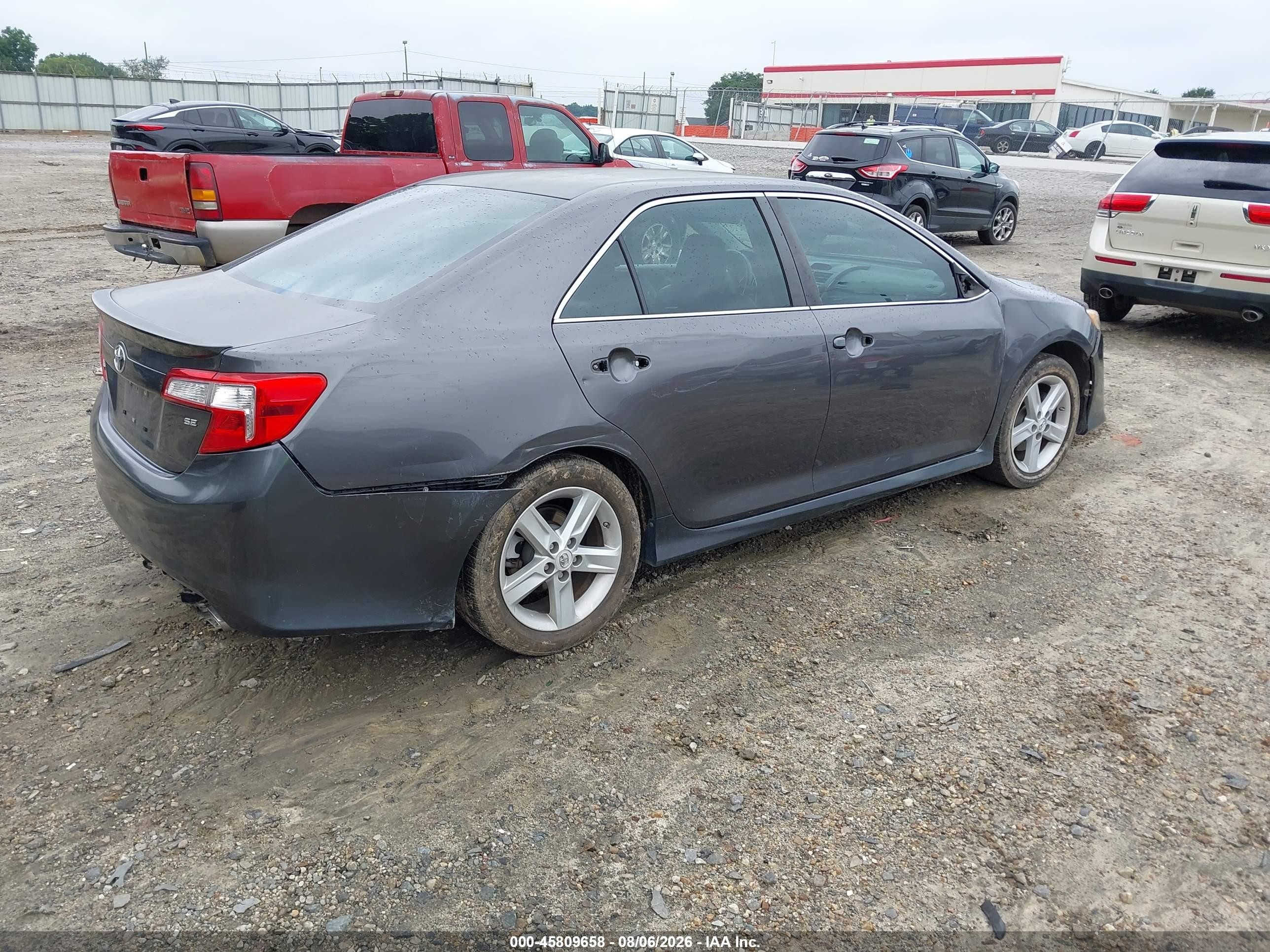 2012 Toyota Camry Se Серый vin: 4T1BF1FK3CU202605