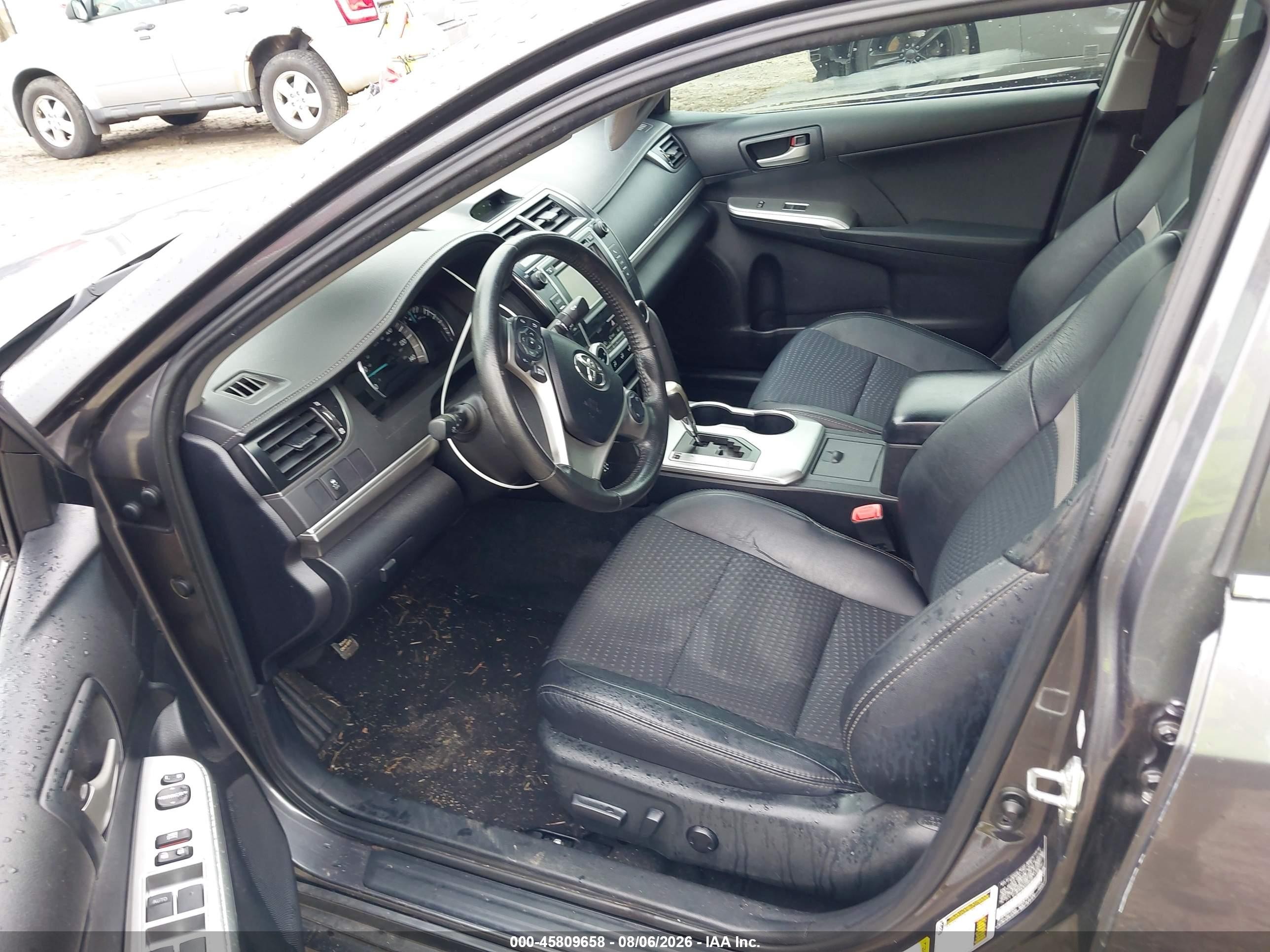 2012 Toyota Camry Se Серый vin: 4T1BF1FK3CU202605