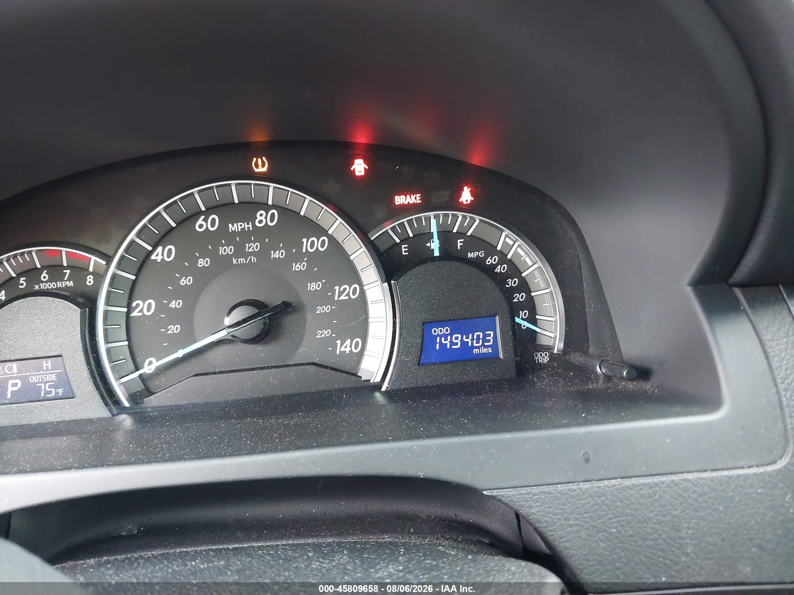 2012 Toyota Camry Se Серый vin: 4T1BF1FK3CU202605