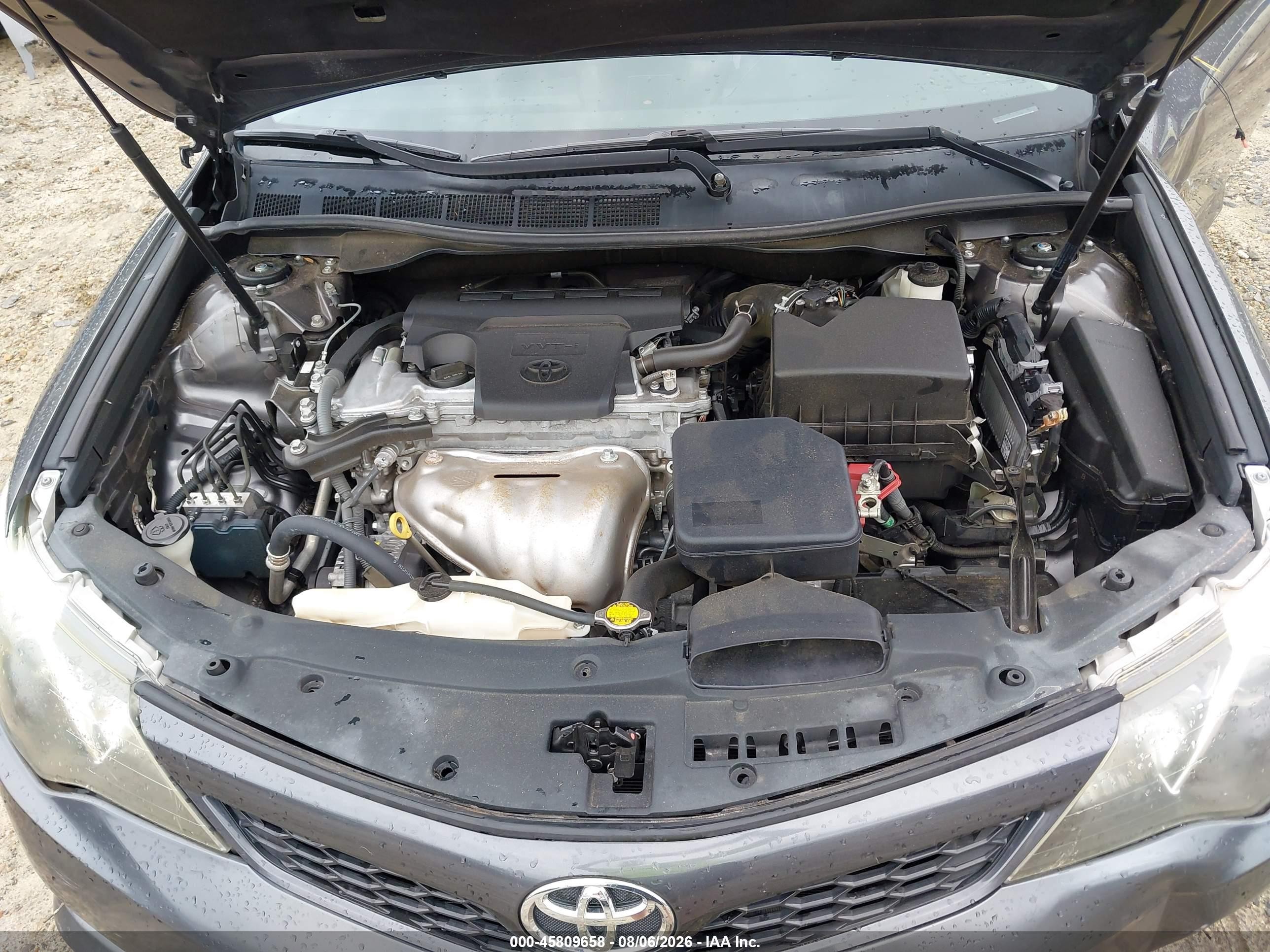 2012 Toyota Camry Se Серый vin: 4T1BF1FK3CU202605