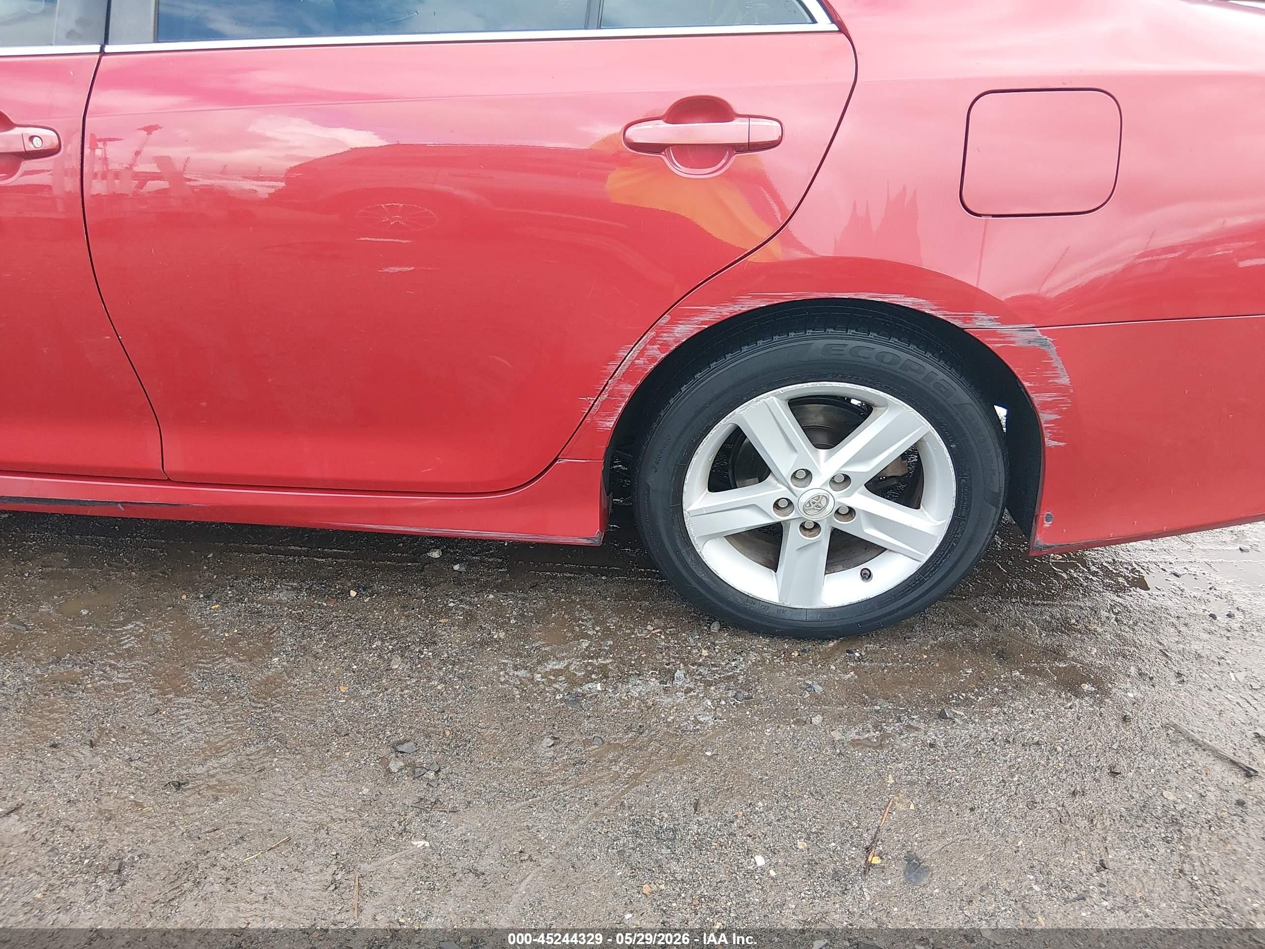 2012 Toyota Camry Se Red vin: 4T1BF1FK3CU502449