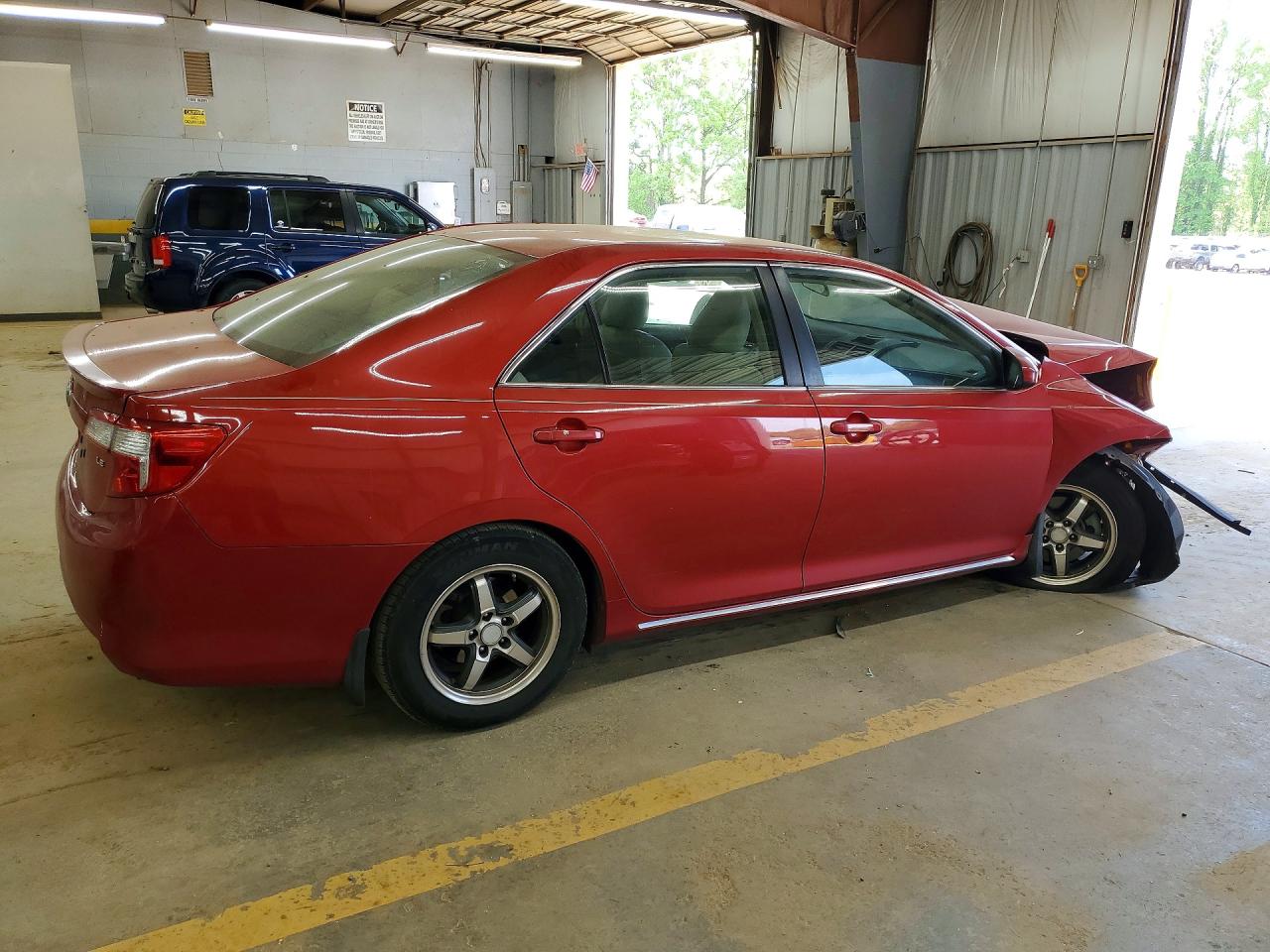 2012 Toyota Camry Le Red vin: 4T1BF1FK3CU503584