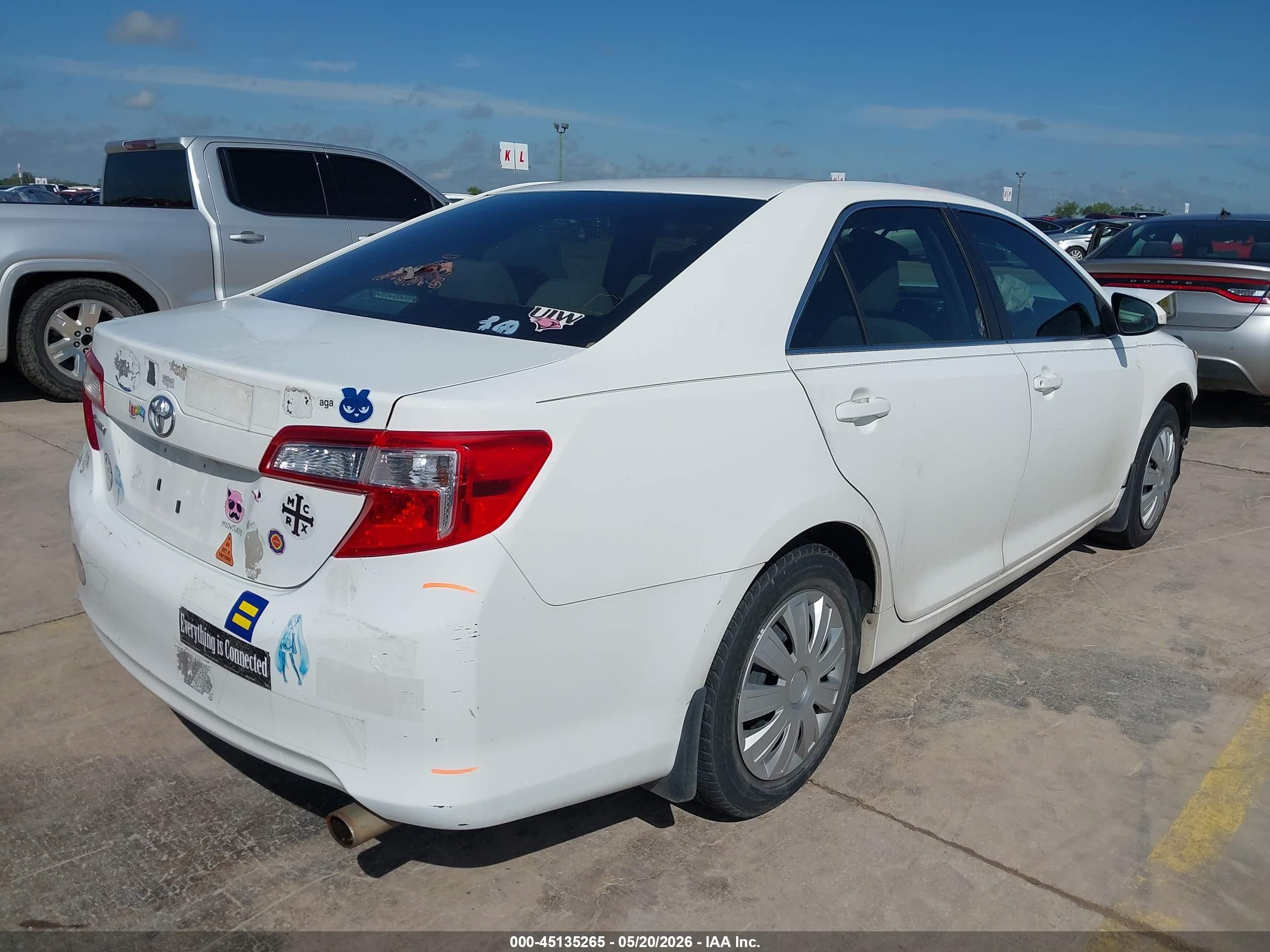 2012 Toyota Camry L Beige vin: 4T1BF1FK3CU506162