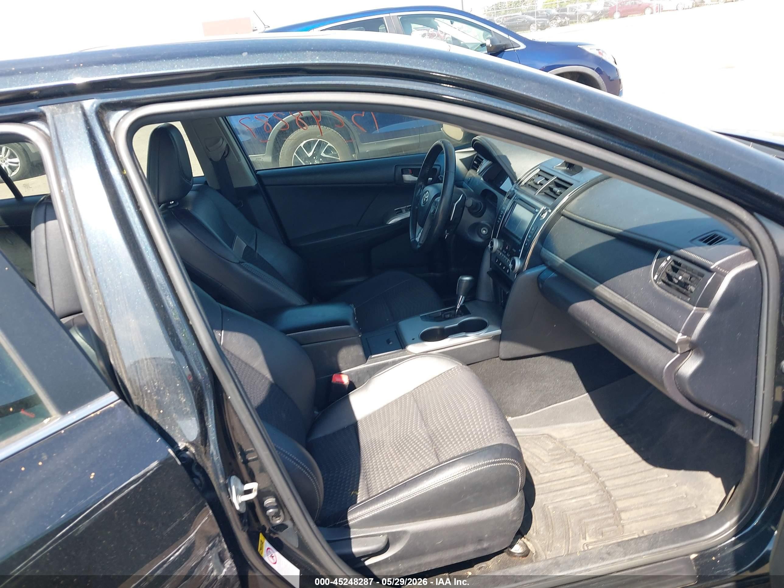 2012 Toyota Camry Se Синий vin: 4T1BF1FK3CU509286