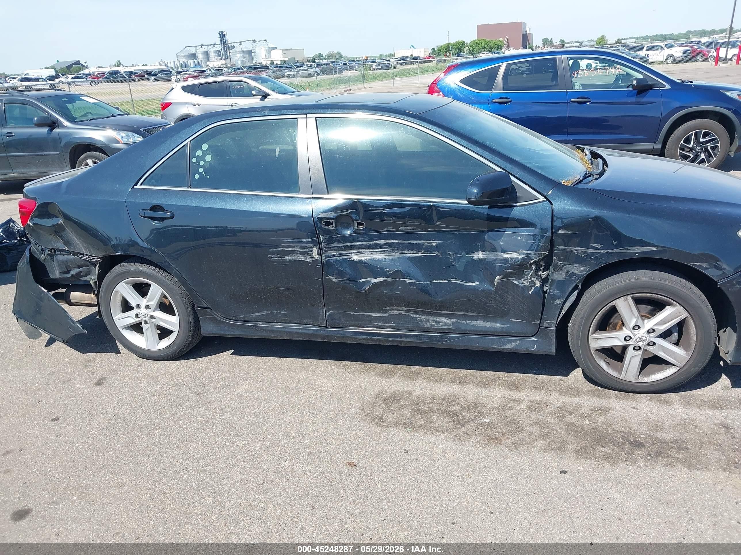 2012 Toyota Camry Se Синий vin: 4T1BF1FK3CU509286