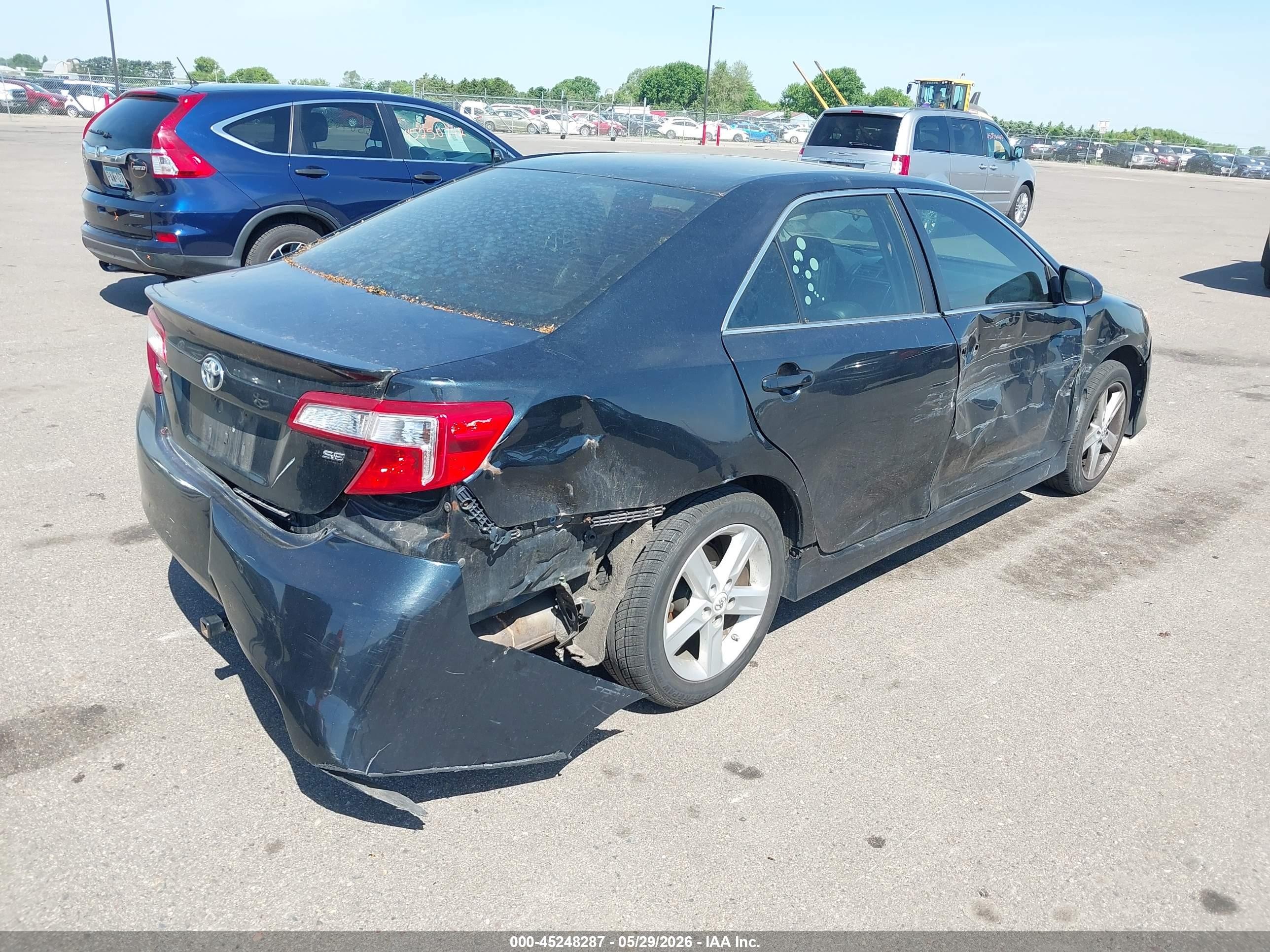 2012 Toyota Camry Se Синий vin: 4T1BF1FK3CU509286