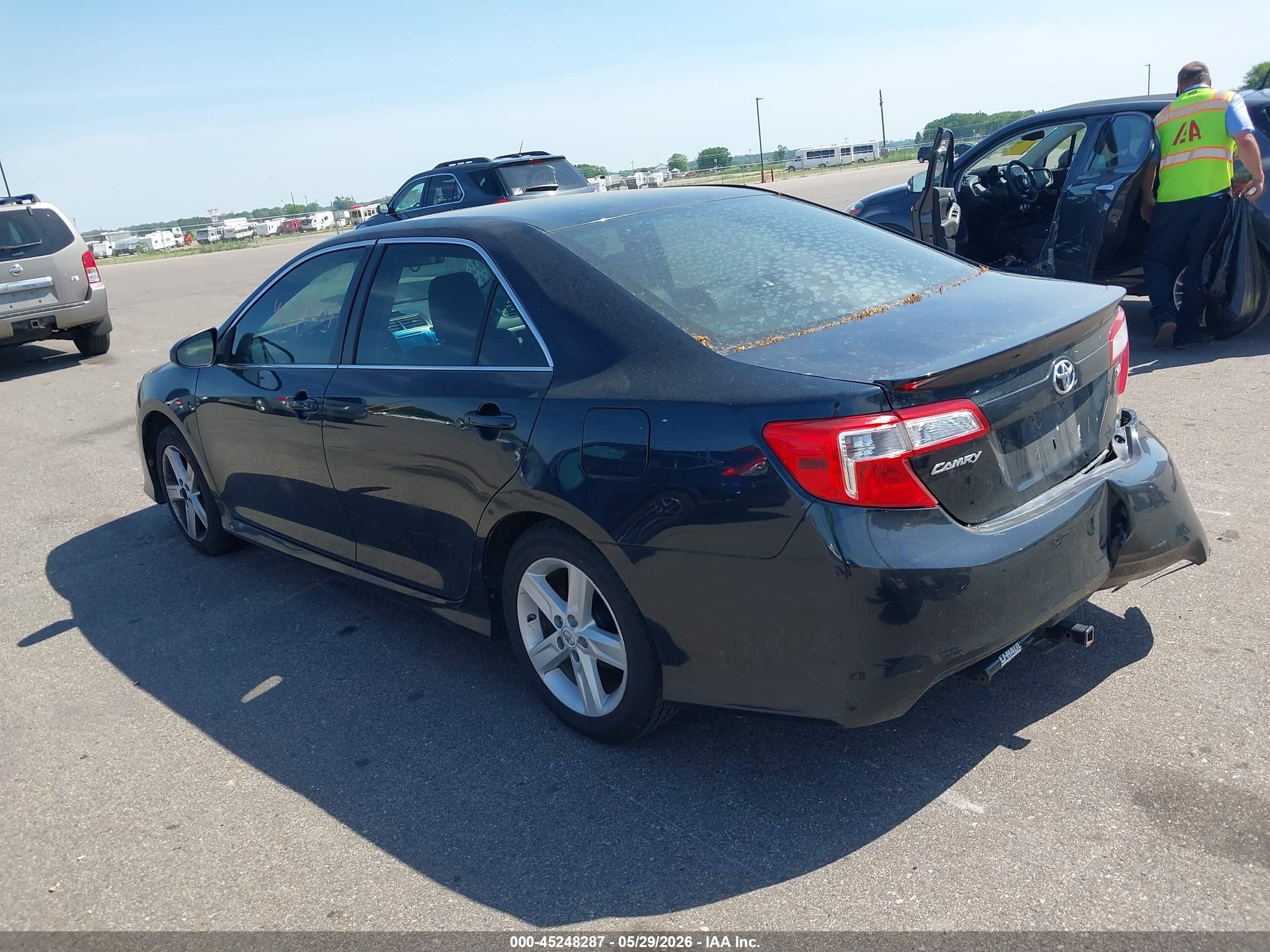 2012 Toyota Camry Se Синий vin: 4T1BF1FK3CU509286