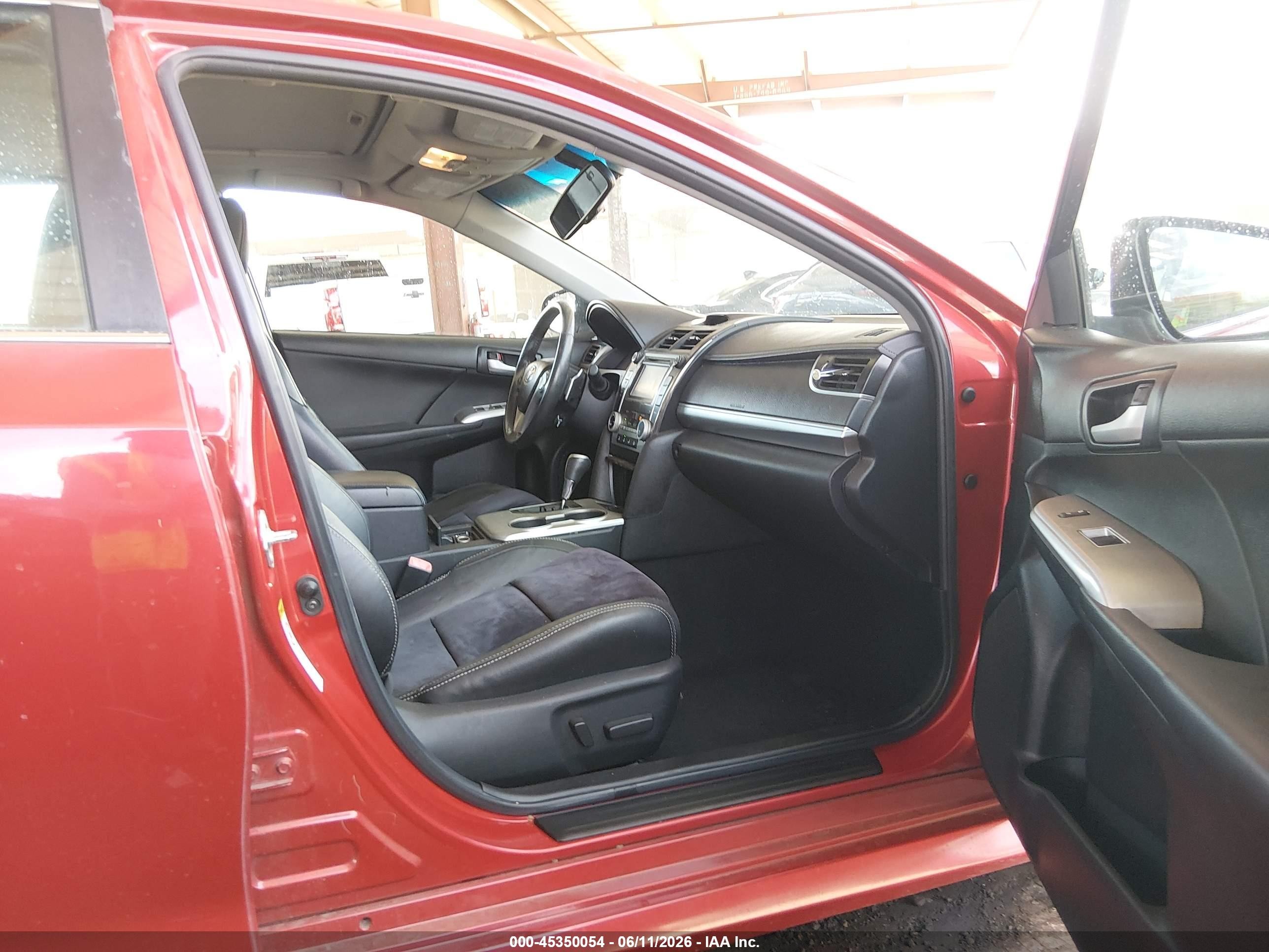 2012 Toyota Camry Se Red vin: 4T1BF1FK3CU511894