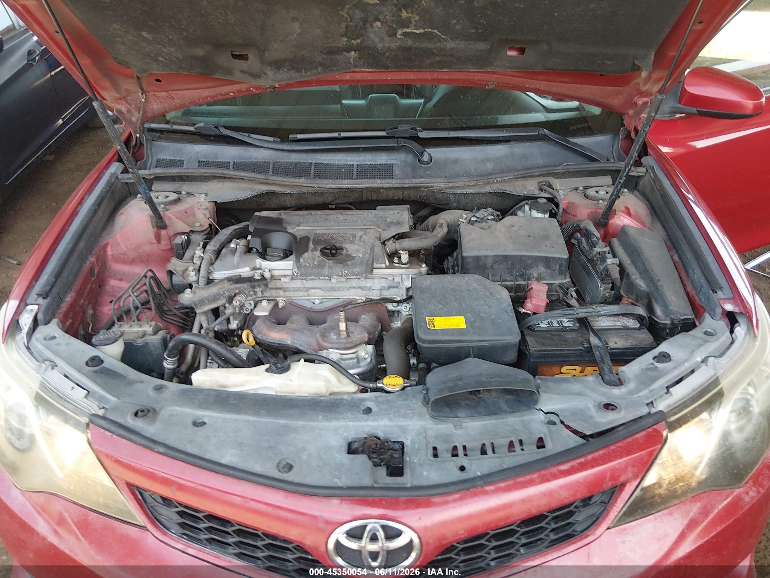 2012 Toyota Camry Se Red vin: 4T1BF1FK3CU511894