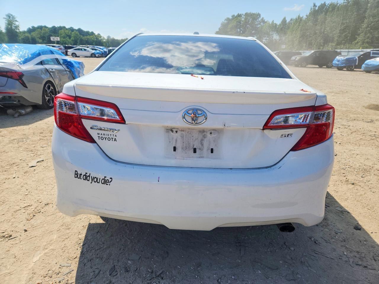 2012 Toyota Camry Se White vin: 4T1BF1FK3CU534673