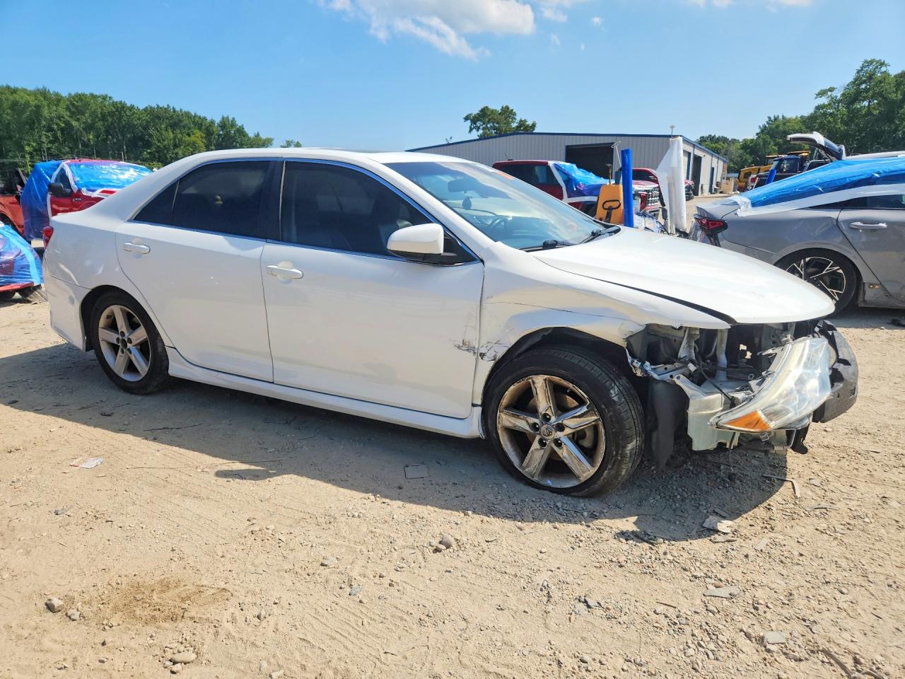 2012 Toyota Camry Se White vin: 4T1BF1FK3CU534673
