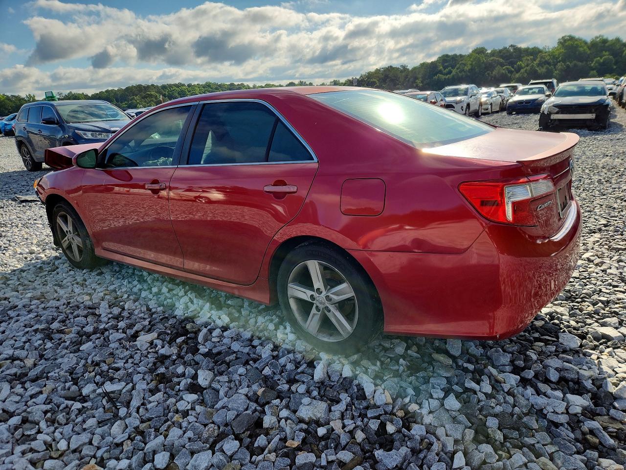 2012 Toyota Camry Se Red vin: 4T1BF1FK3CU537332