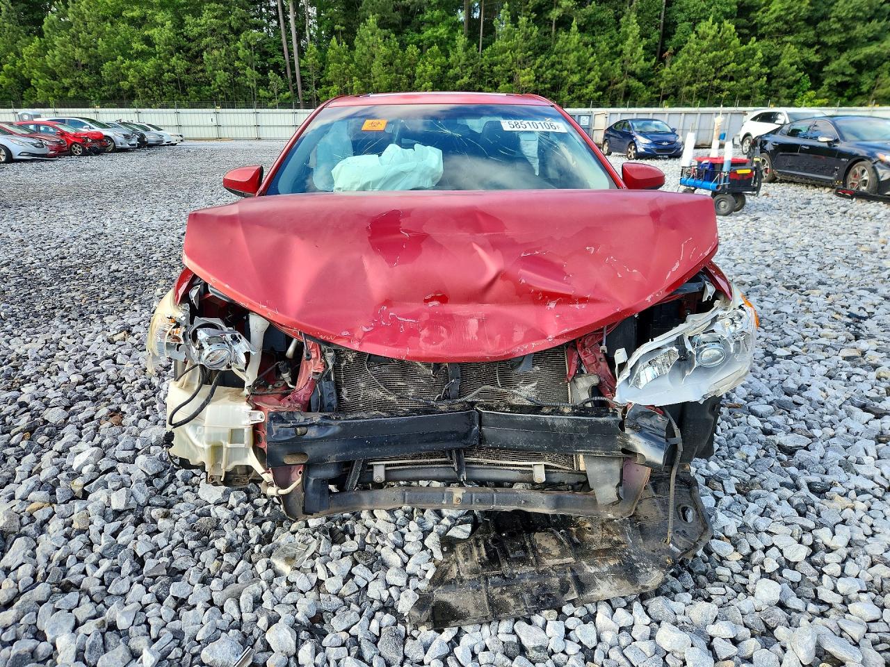 2012 Toyota Camry Se Red vin: 4T1BF1FK3CU537332