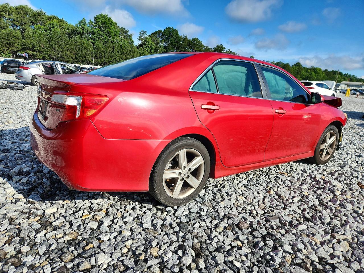 2012 Toyota Camry Se Red vin: 4T1BF1FK3CU537332