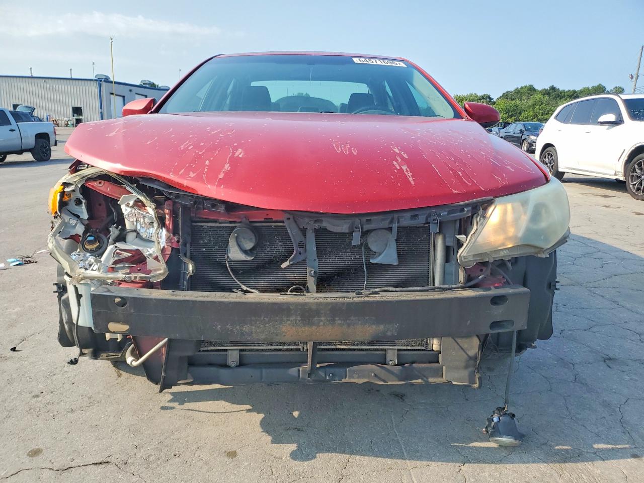 2012 Toyota Camry Se Red vin: 4T1BF1FK3CU551067