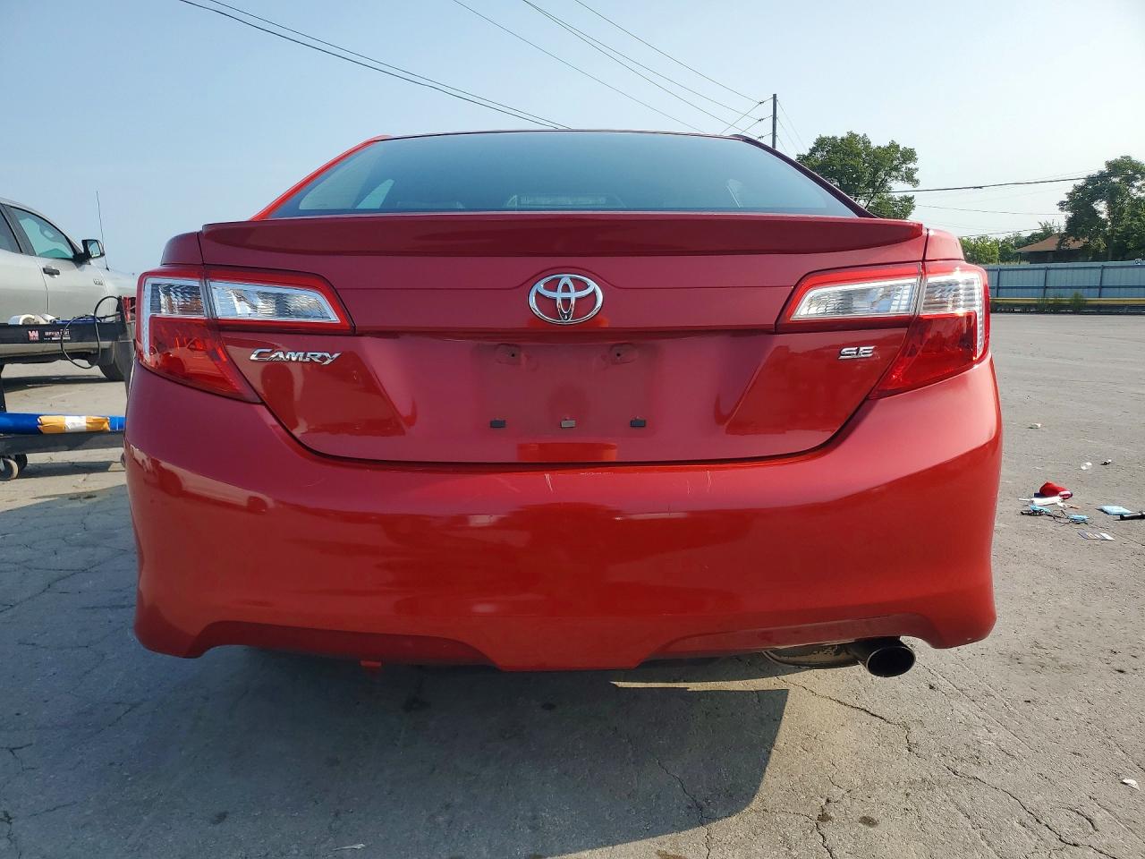 2012 Toyota Camry Se Red vin: 4T1BF1FK3CU551067