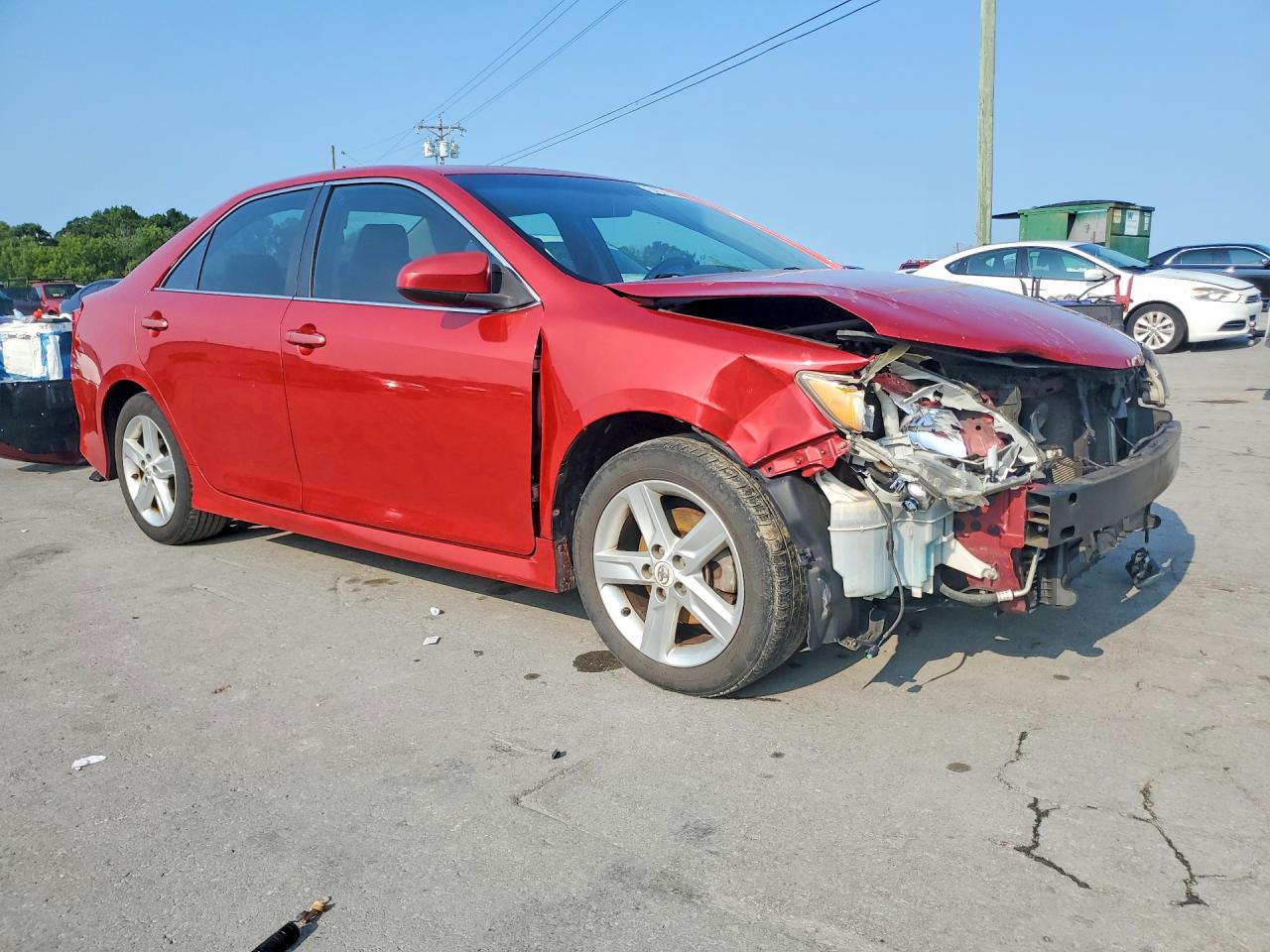 2012 Toyota Camry Se Red vin: 4T1BF1FK3CU551067