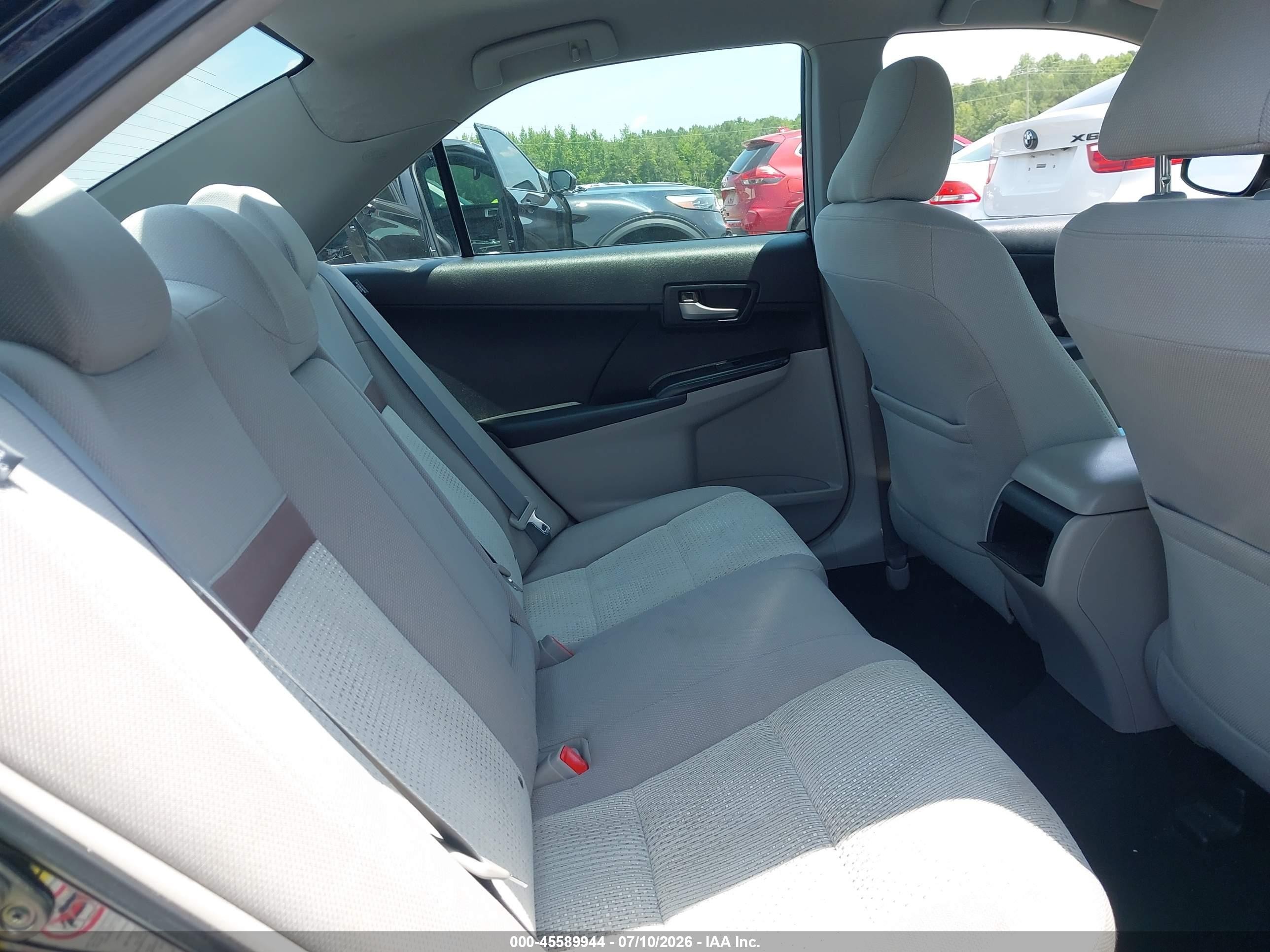 2012 Toyota Camry Le Черный vin: 4T1BF1FK3CU557659
