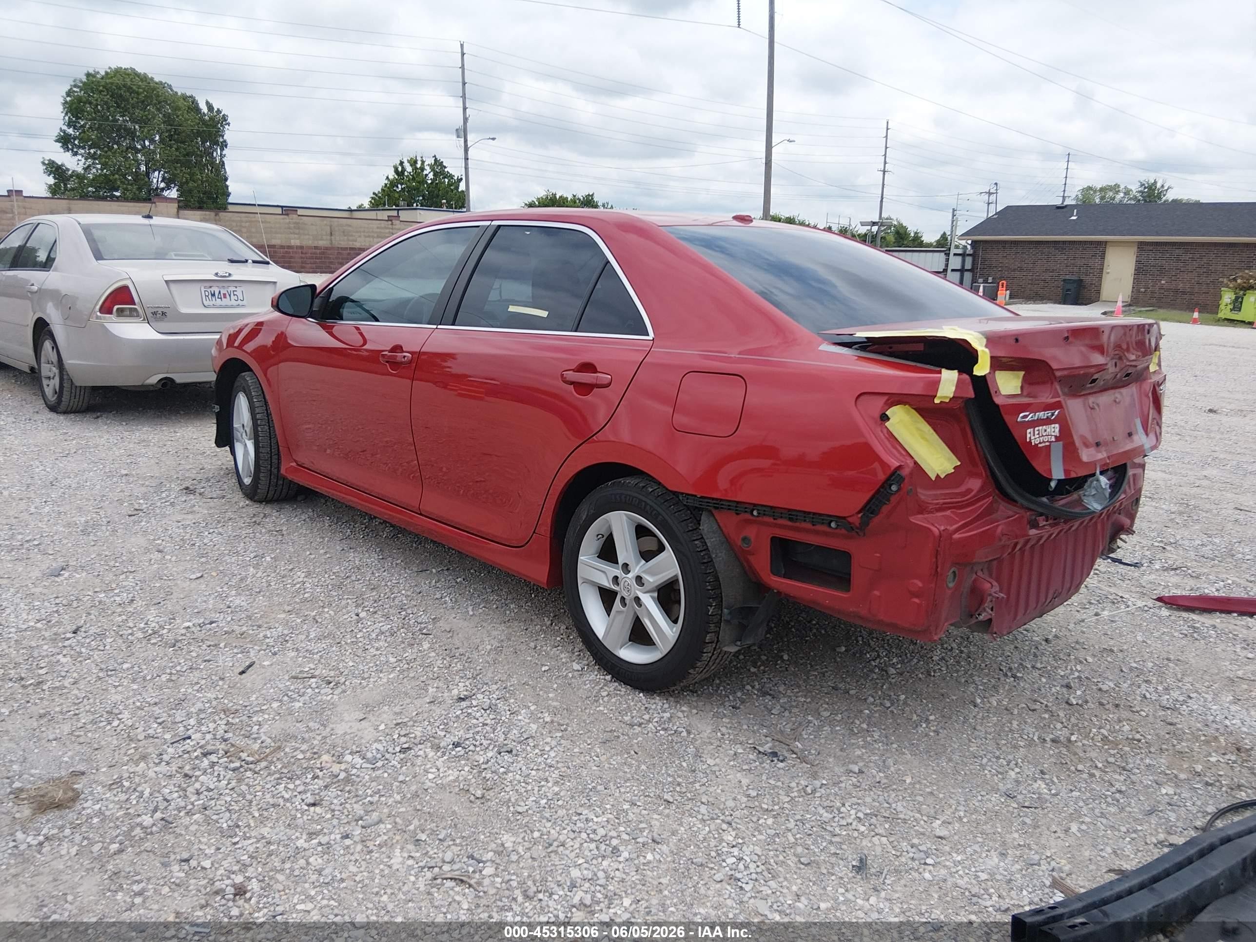 2012 Toyota Camry Se Red vin: 4T1BF1FK3CU564966