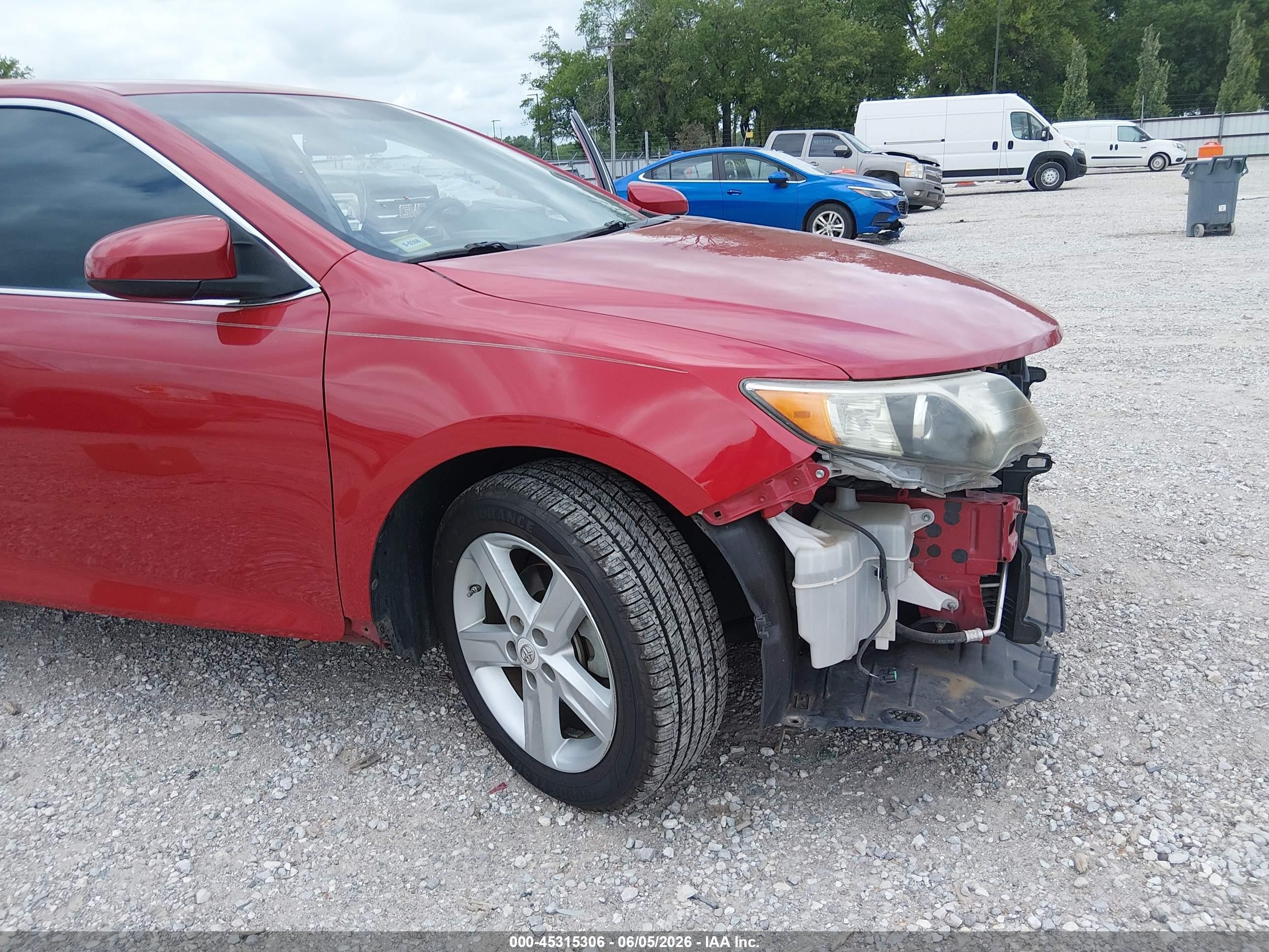 2012 Toyota Camry Se Red vin: 4T1BF1FK3CU564966