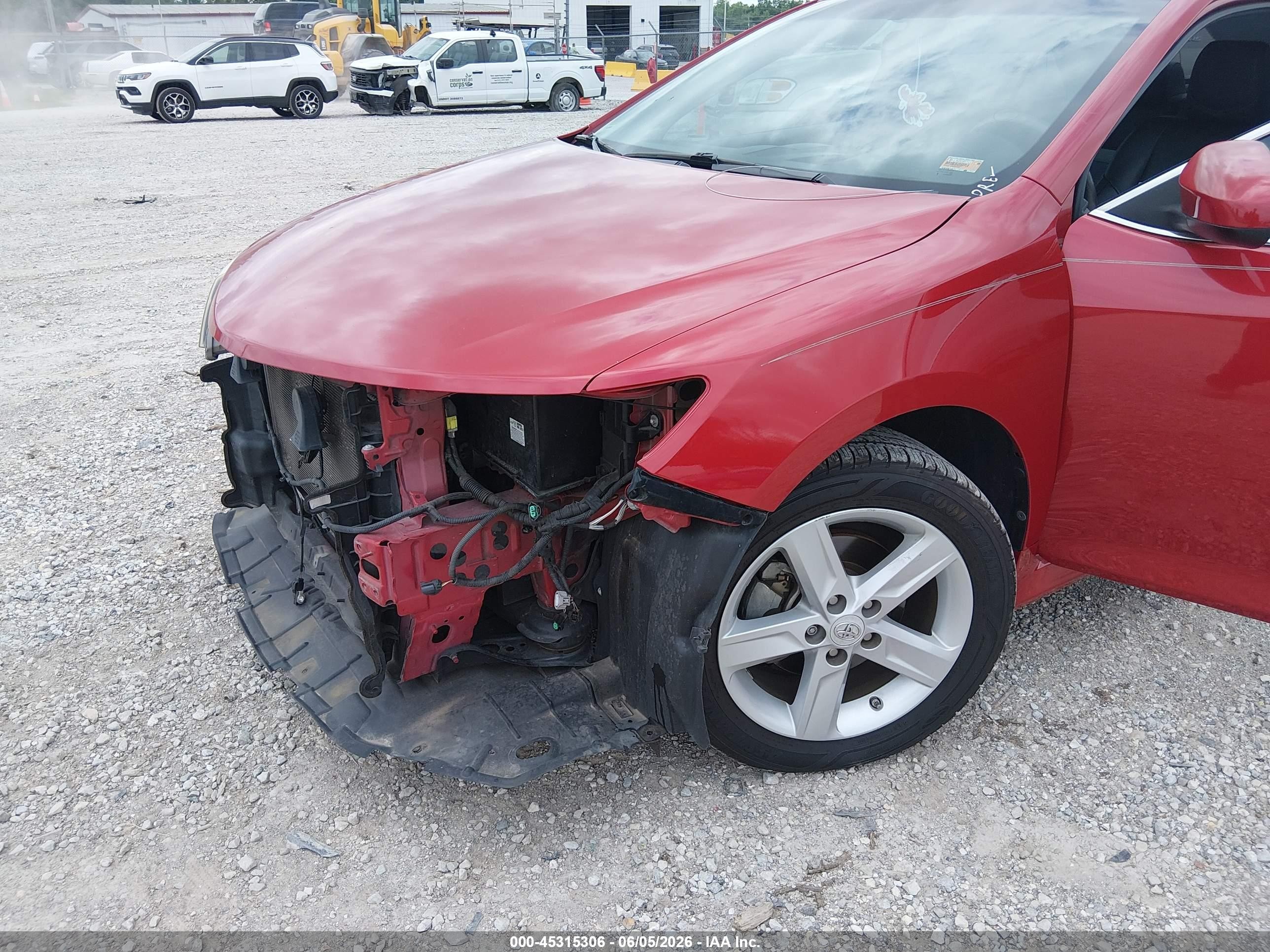 2012 Toyota Camry Se Red vin: 4T1BF1FK3CU564966