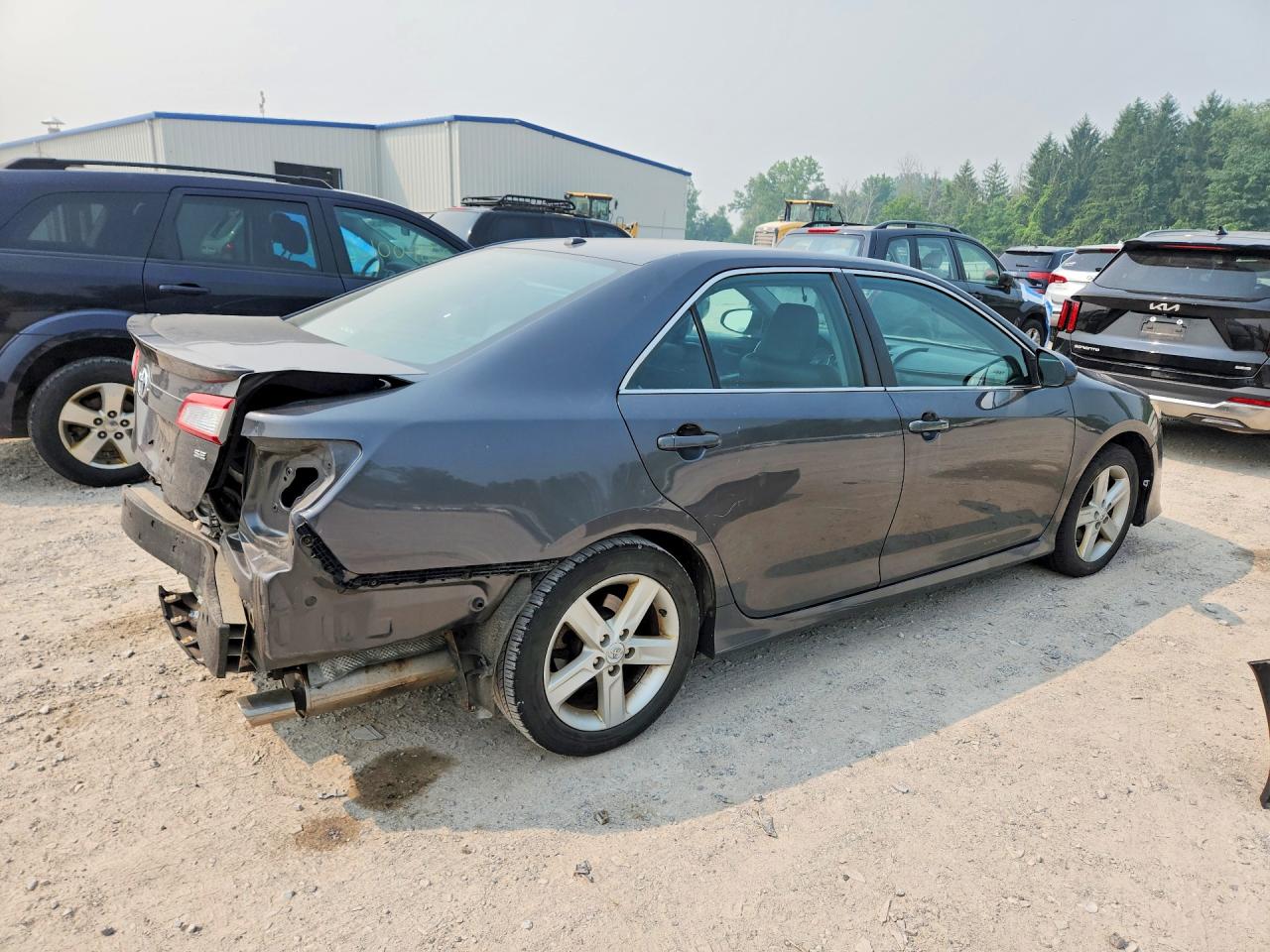 2012 Toyota Camry Se Gray vin: 4T1BF1FK3CU570072