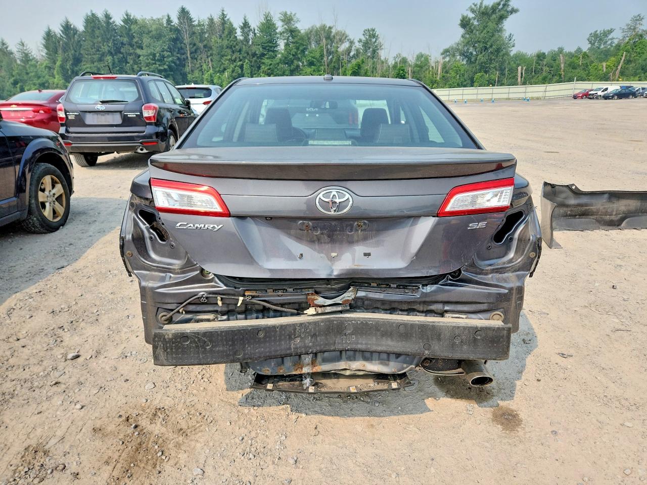 2012 Toyota Camry Se Gray vin: 4T1BF1FK3CU570072