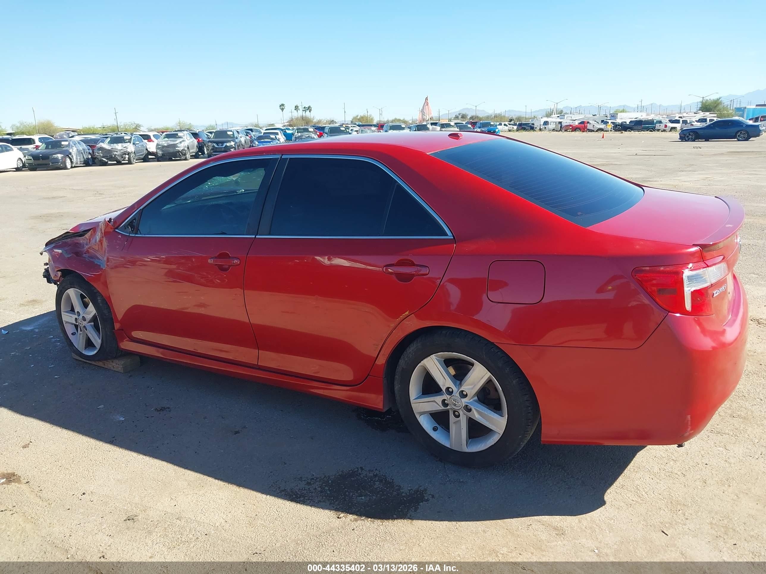 2012 Toyota Camry Se Red vin: 4T1BF1FK3CU570167