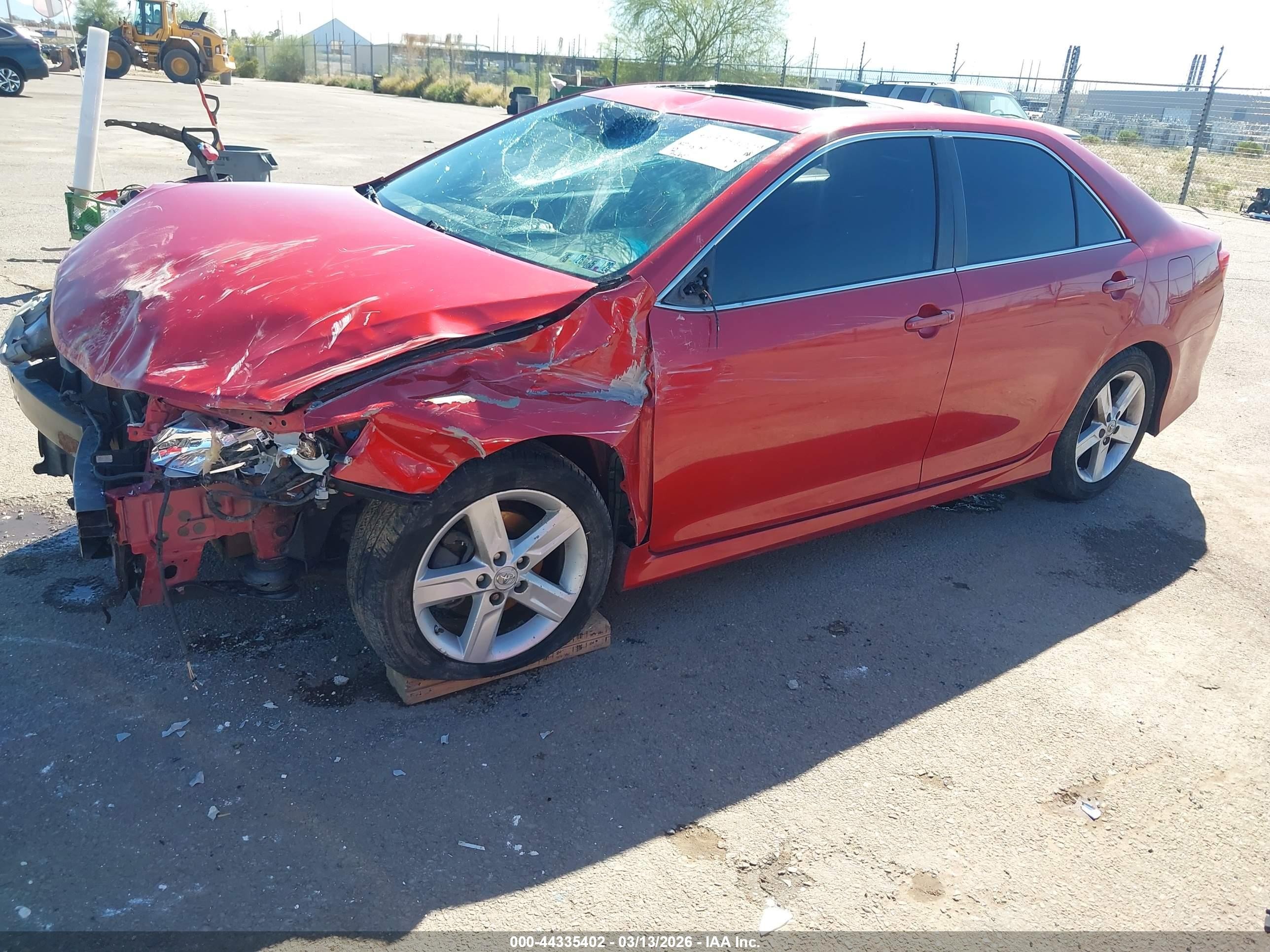 2012 Toyota Camry Se Red vin: 4T1BF1FK3CU570167