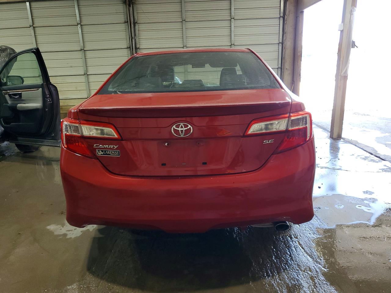 2012 Toyota Camry Se Красный vin: 4T1BF1FK3CU571822