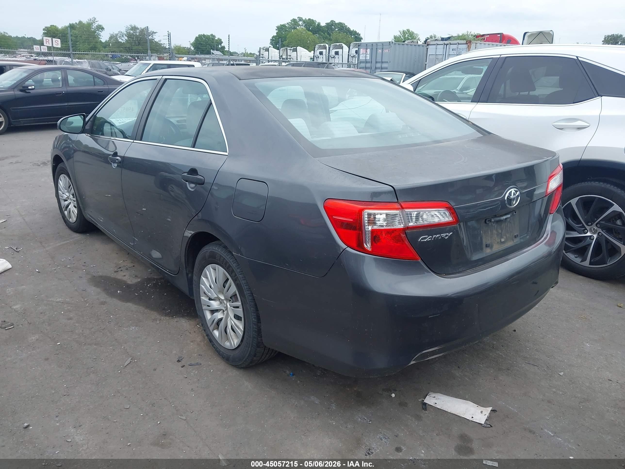 2012 Toyota Camry L Gray vin: 4T1BF1FK3CU578673