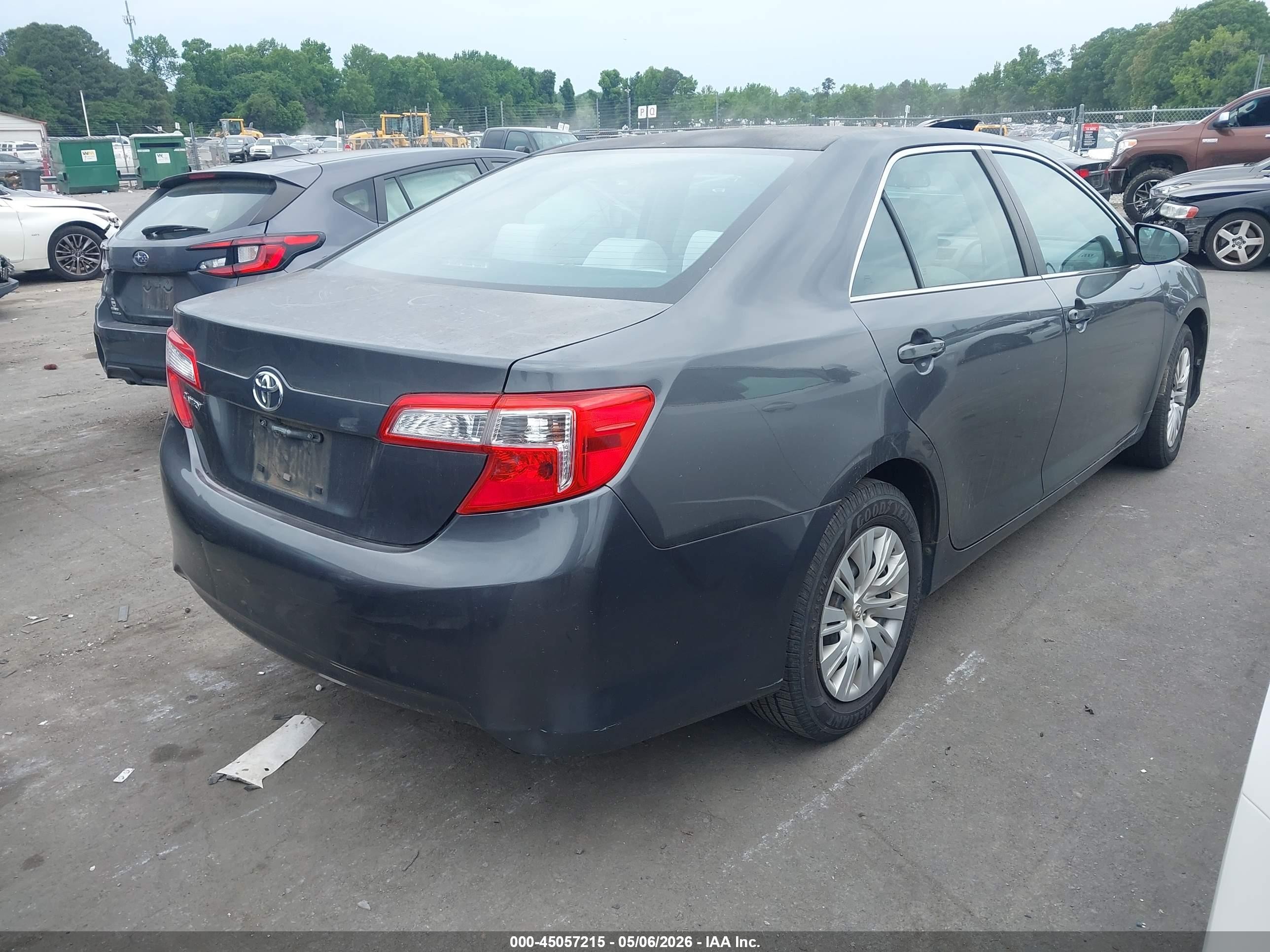 2012 Toyota Camry L Gray vin: 4T1BF1FK3CU578673